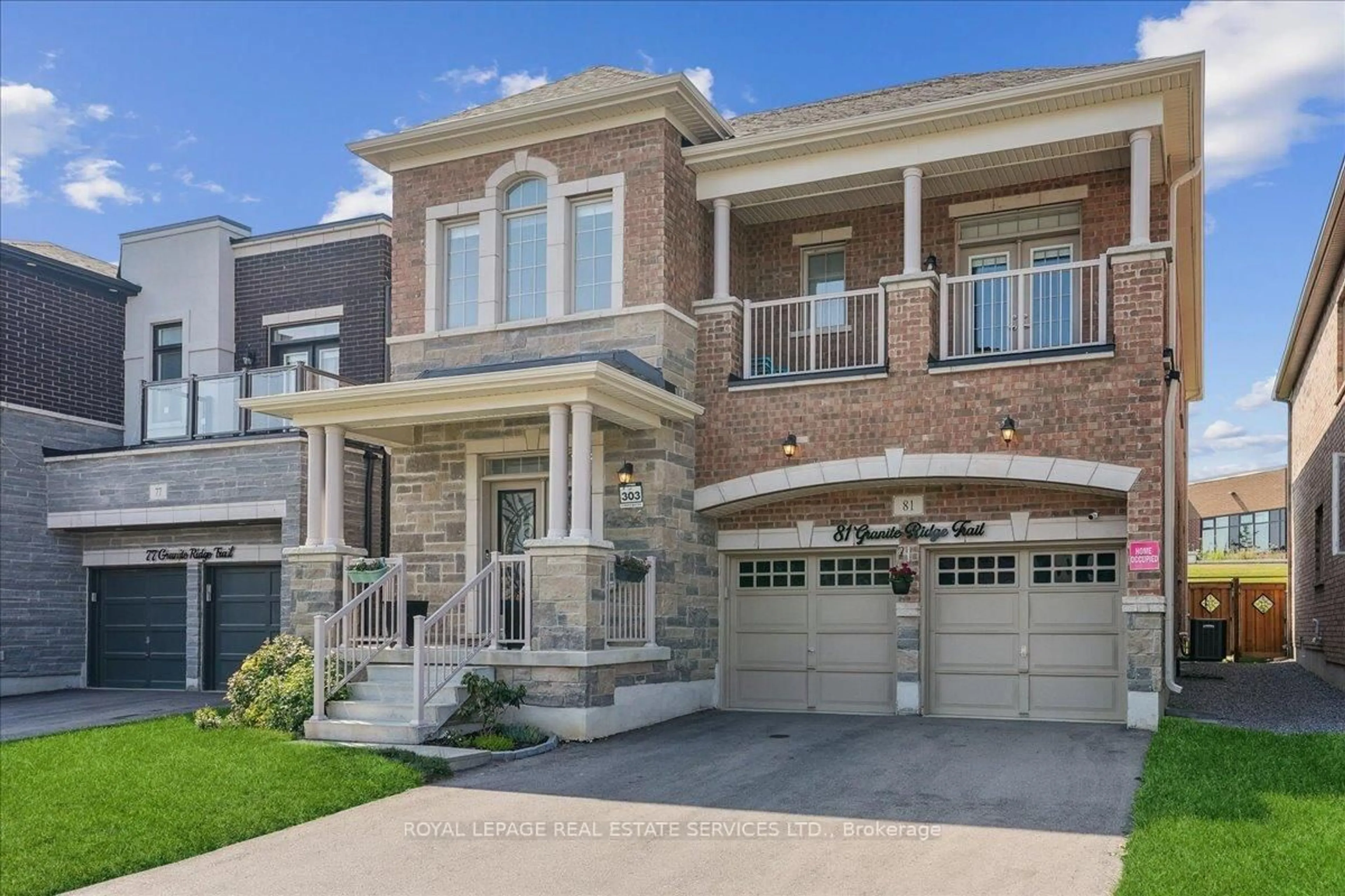Home with brick exterior material, street for 81 Granite Ridge Tr, Hamilton Ontario L8B 1Y6