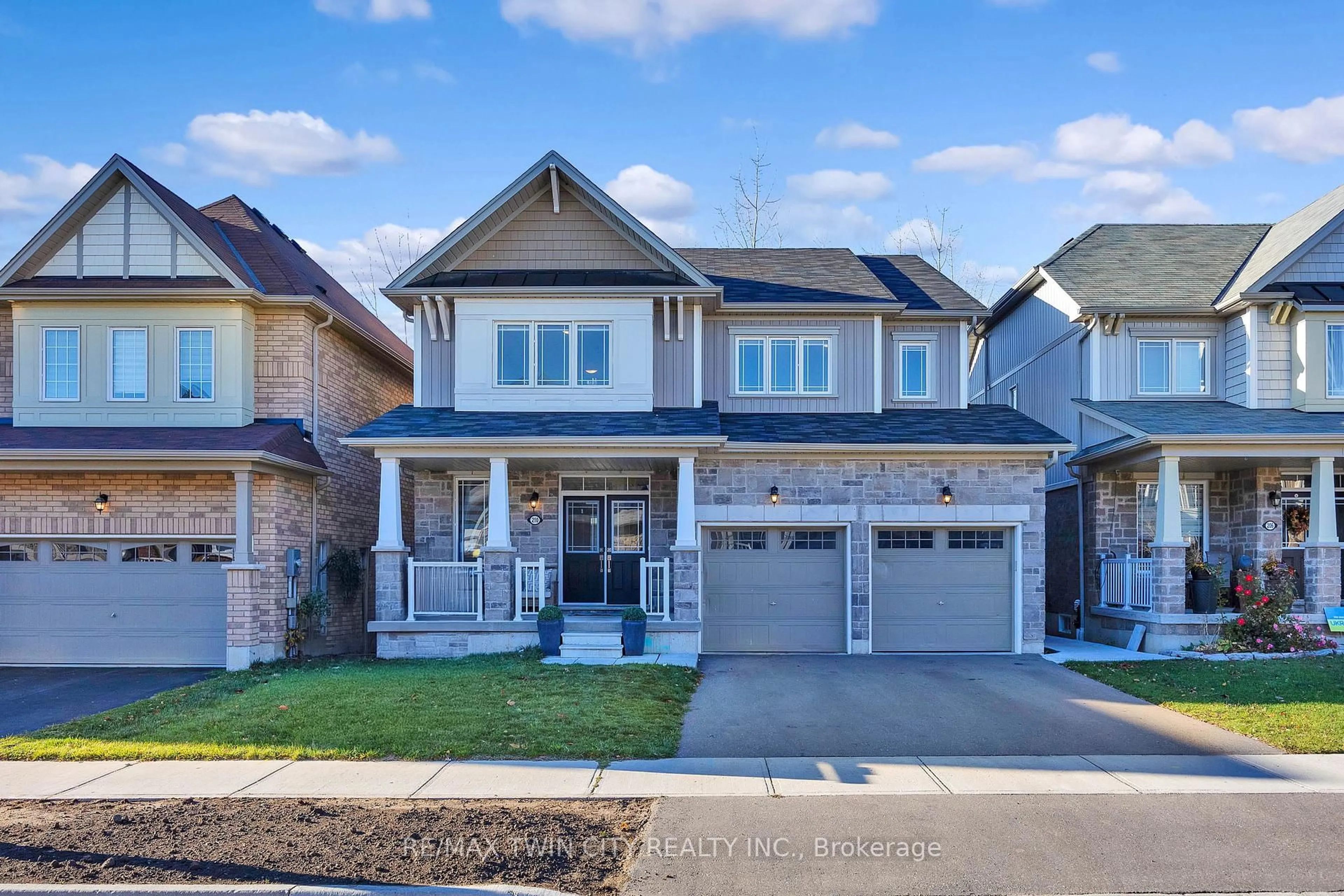 Home with brick exterior material, street for 210 DOLMAN St, Woolwich Ontario N0B 1M0