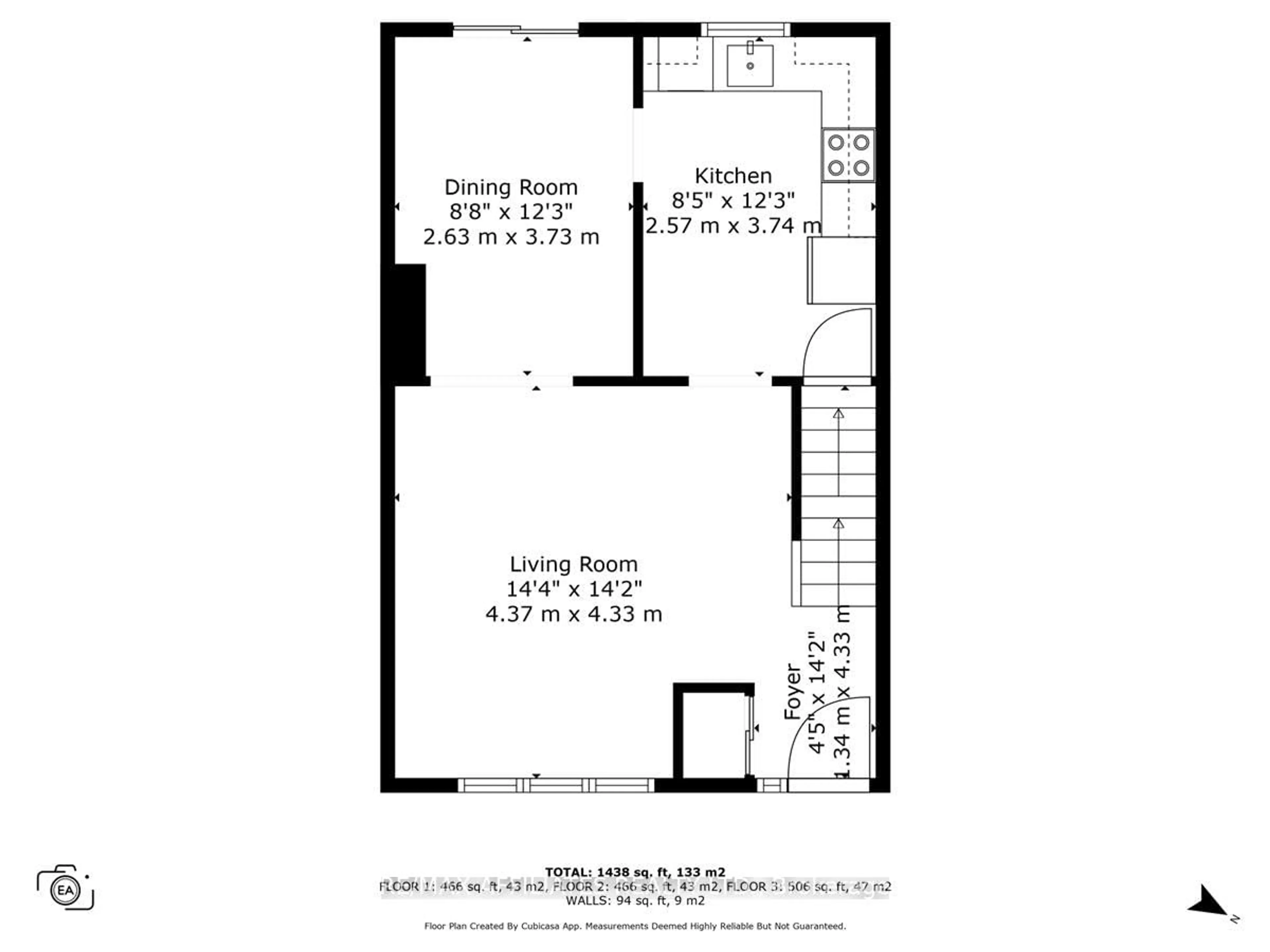 Floor plan for 3192 Bannon Way, Ottawa Ontario K1T 1T3