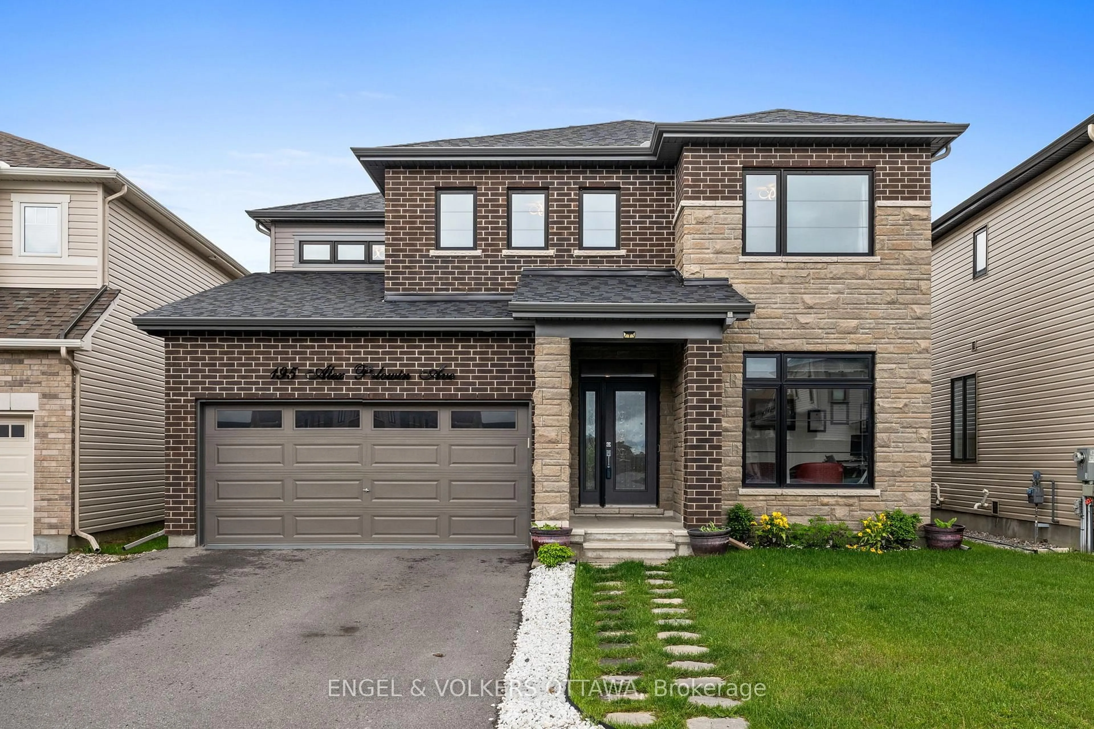 Home with brick exterior material, street for 195 Alex Polowin Ave, Ottawa Ontario K2J 6E8