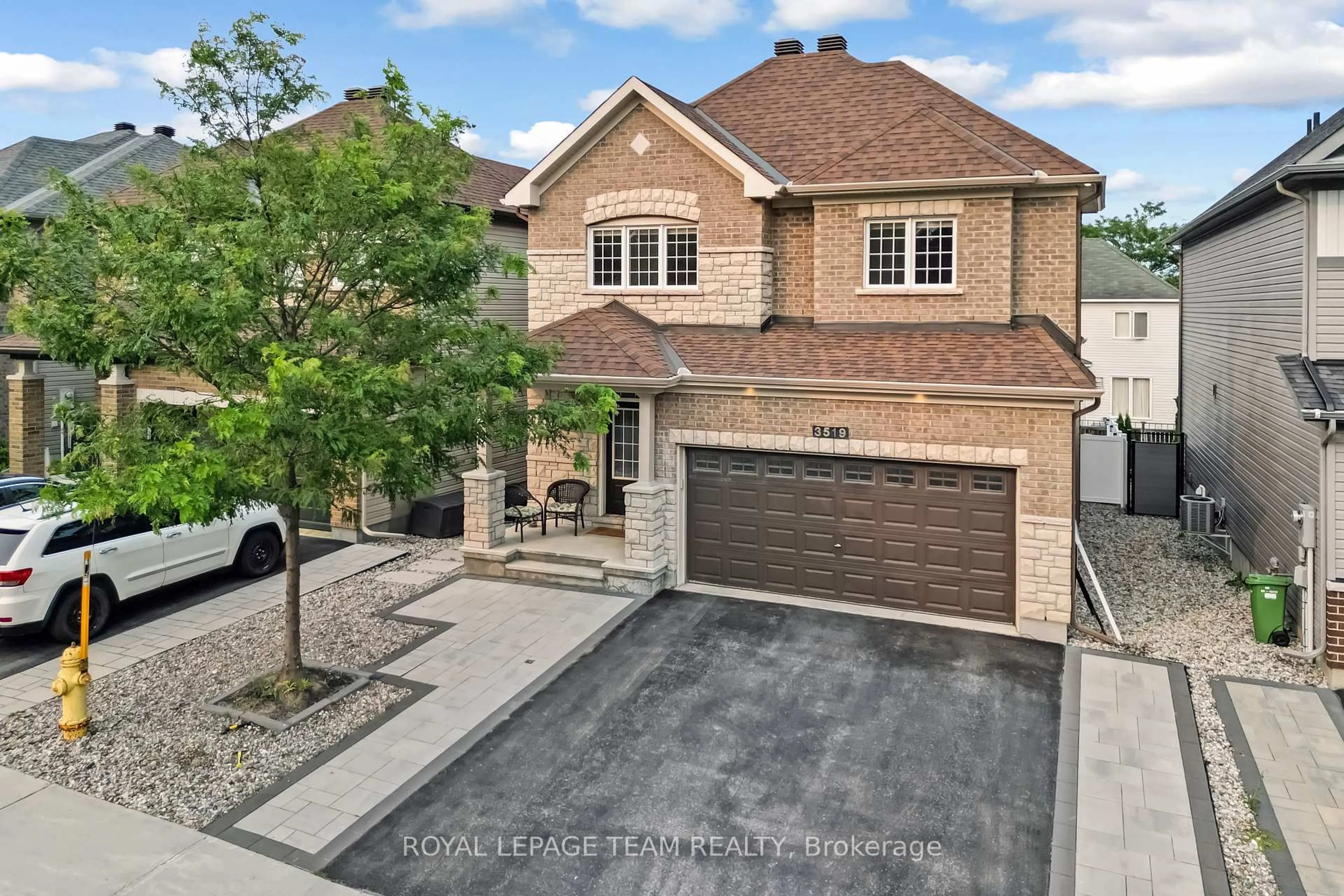 Home with brick exterior material, street for 3519 Woodroffe Ave, Ottawa Ontario K2G 7A7