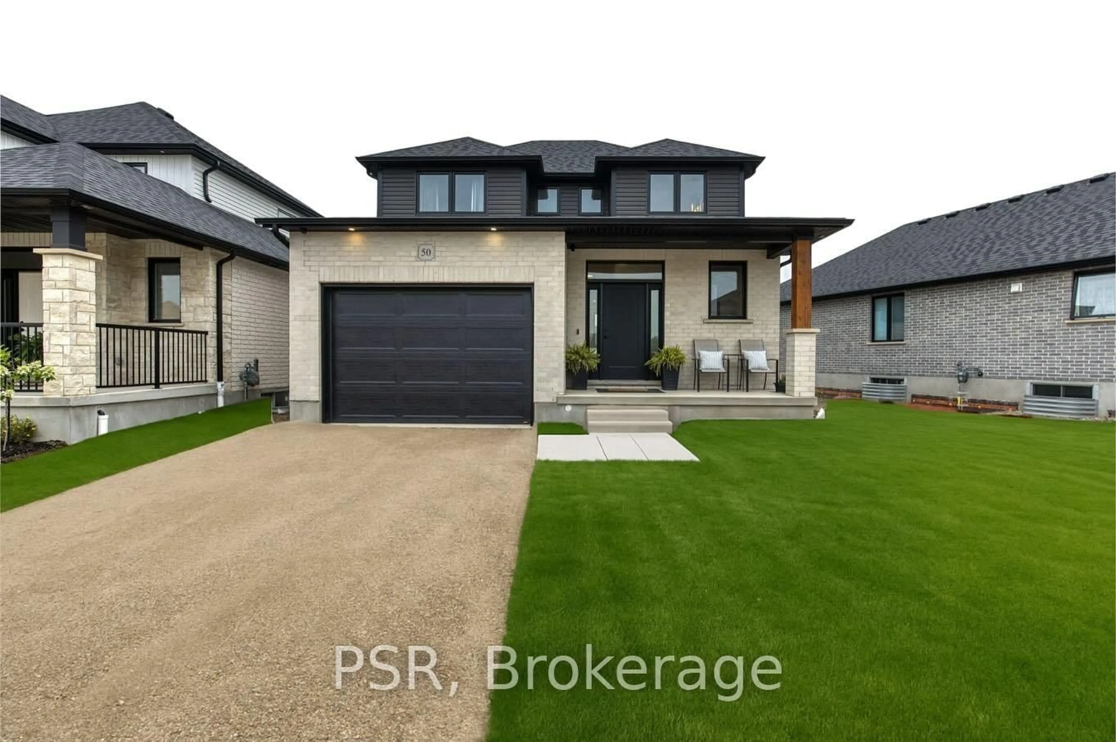 Home with brick exterior material, street for 50 Heron Point Lane, Woolwich Ontario N0B 1M0