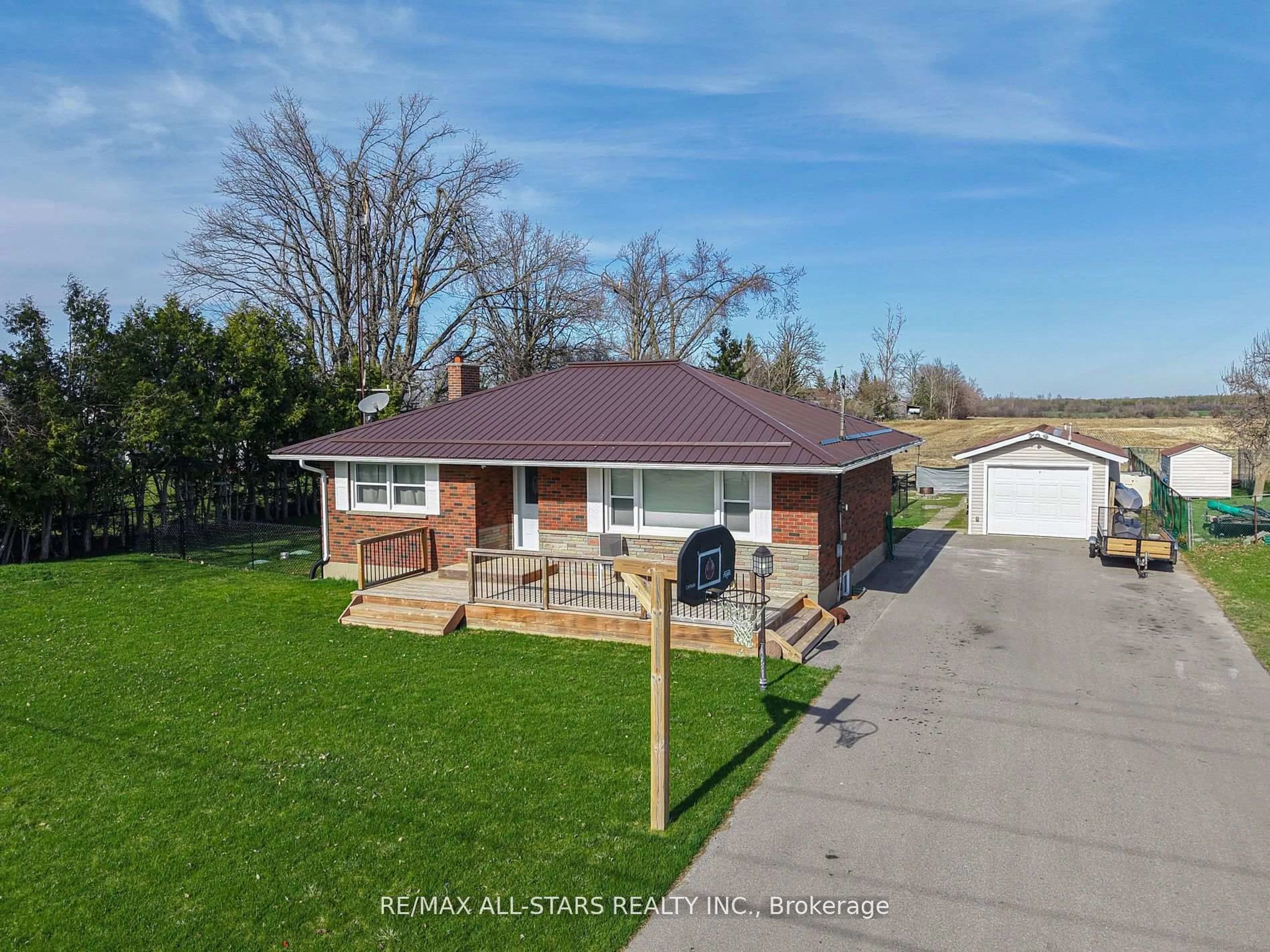 A pic from outside/outdoor area/front of a property/back of a property/a pic from drone, street for 904 Eldon Rd, Kawartha Lakes Ontario K0M 2M0