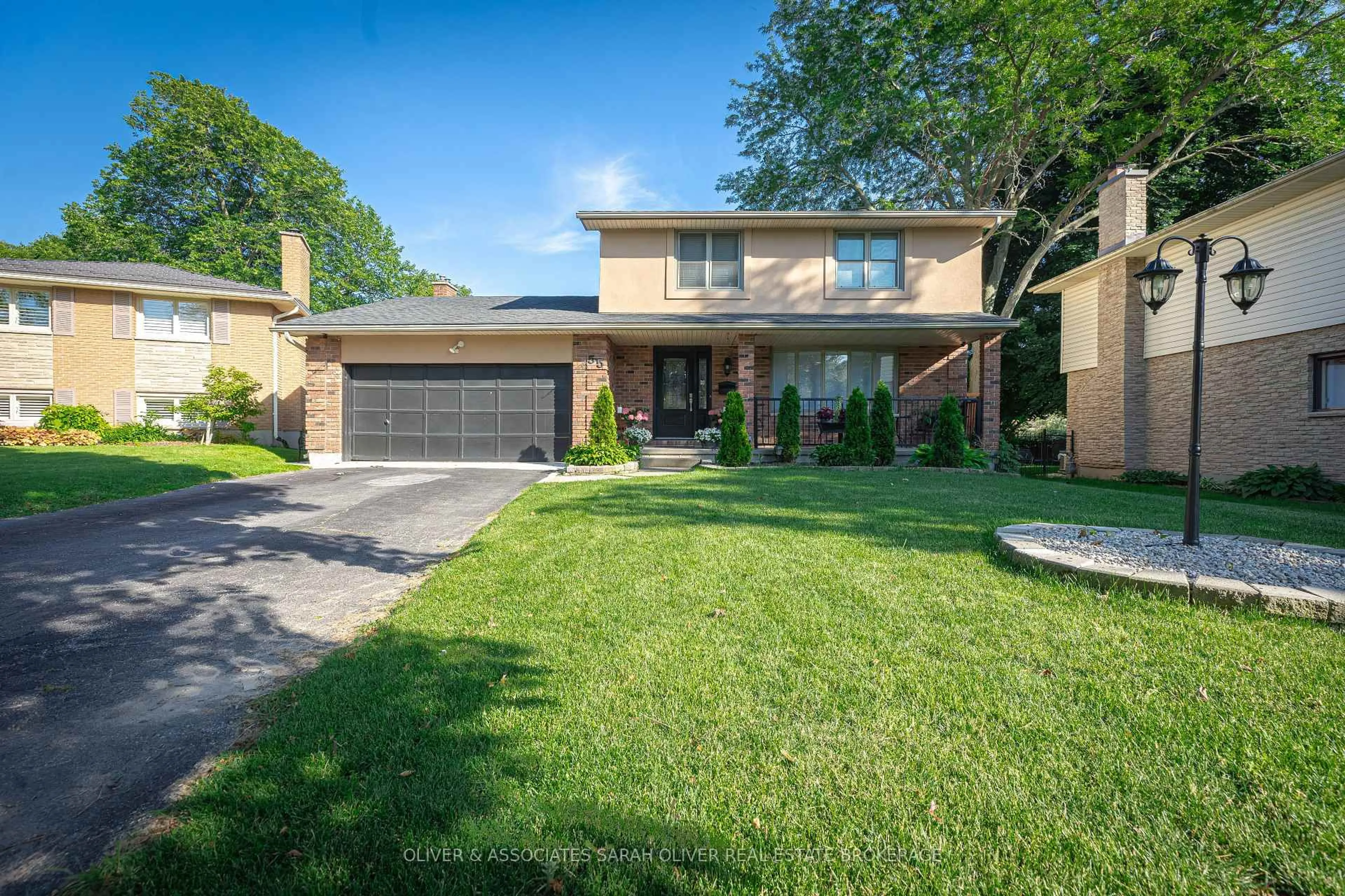 Home with brick exterior material, street for 55 Wentworth Crt, London South Ontario N6J 3W5