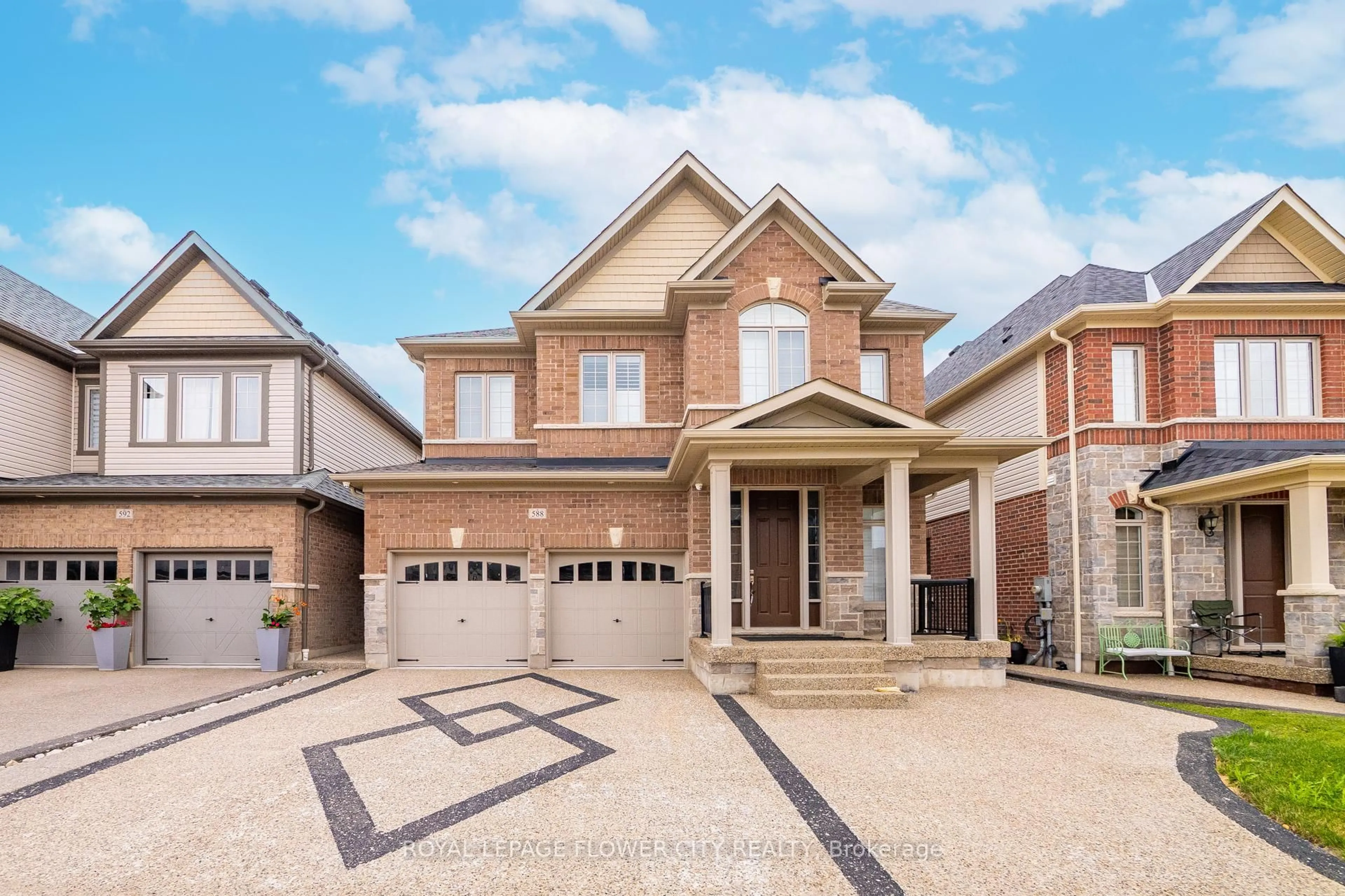 Home with brick exterior material, street for 588 Beckview Cres, Kitchener Ontario N2R 0R4