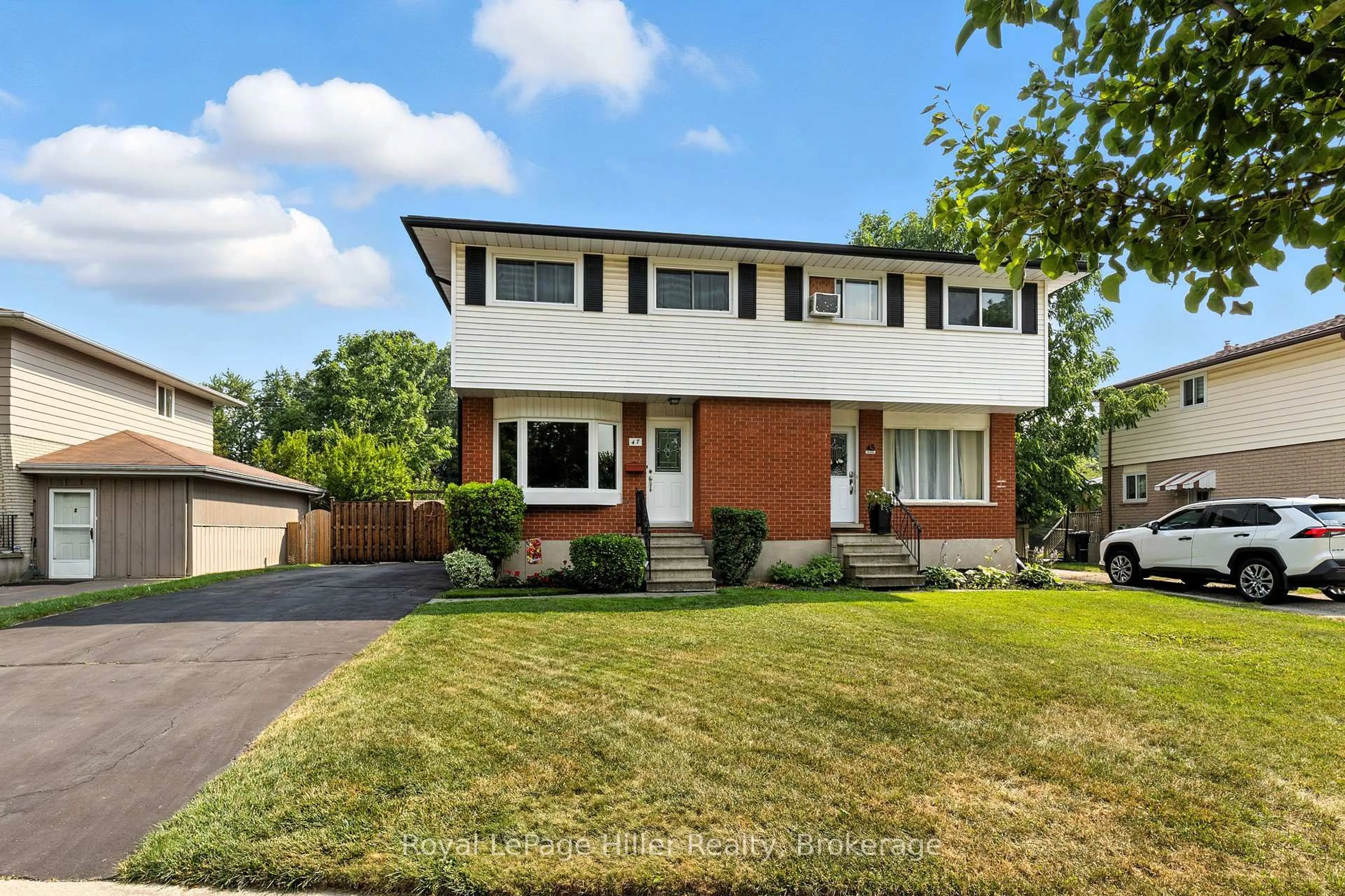 Home with brick exterior material, street for 47 Kemp Cres, Stratford Ontario N5A 5C2