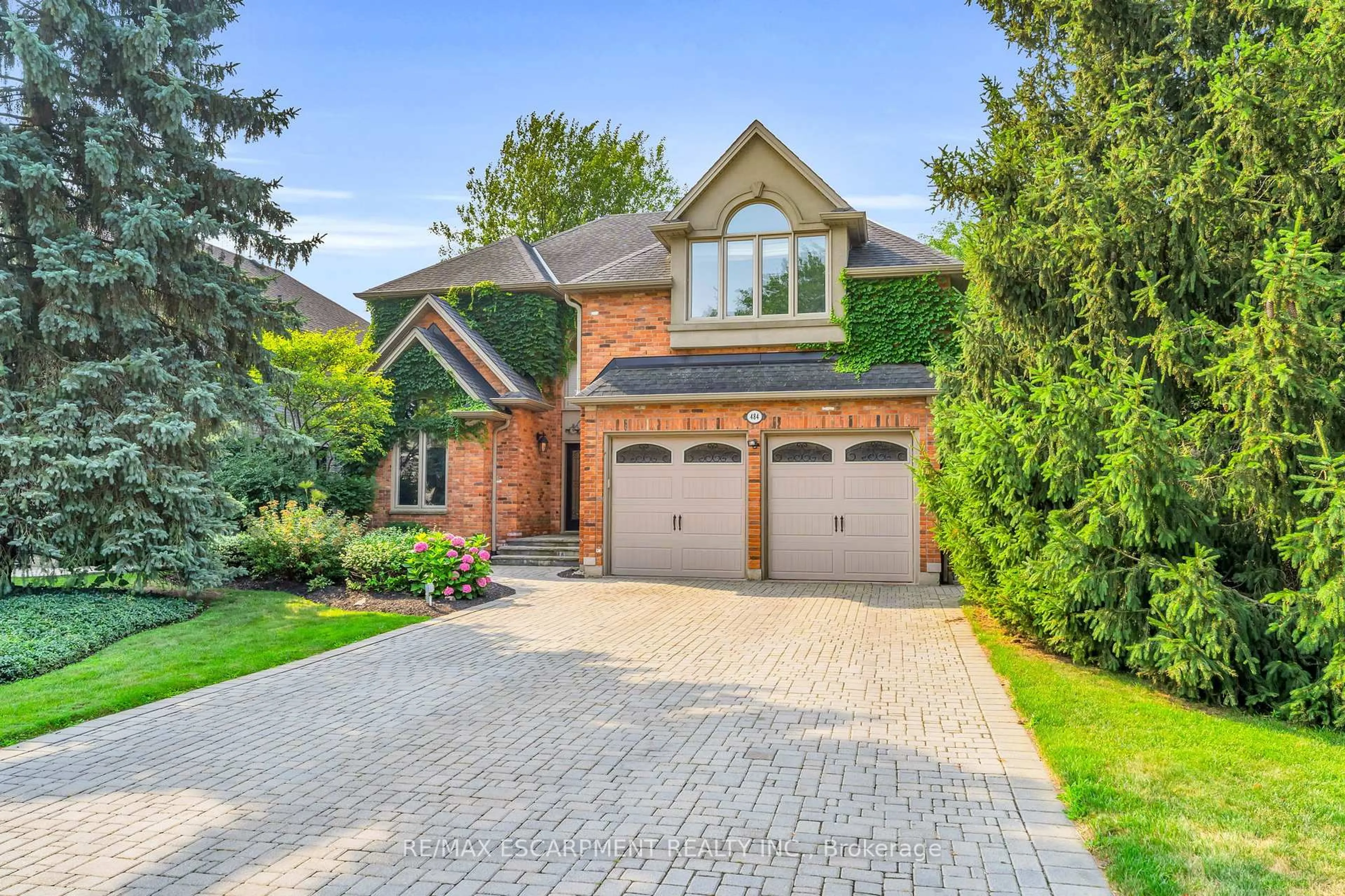 Home with brick exterior material, street for 484 Bush Dr, Hamilton Ontario L9G 4T4