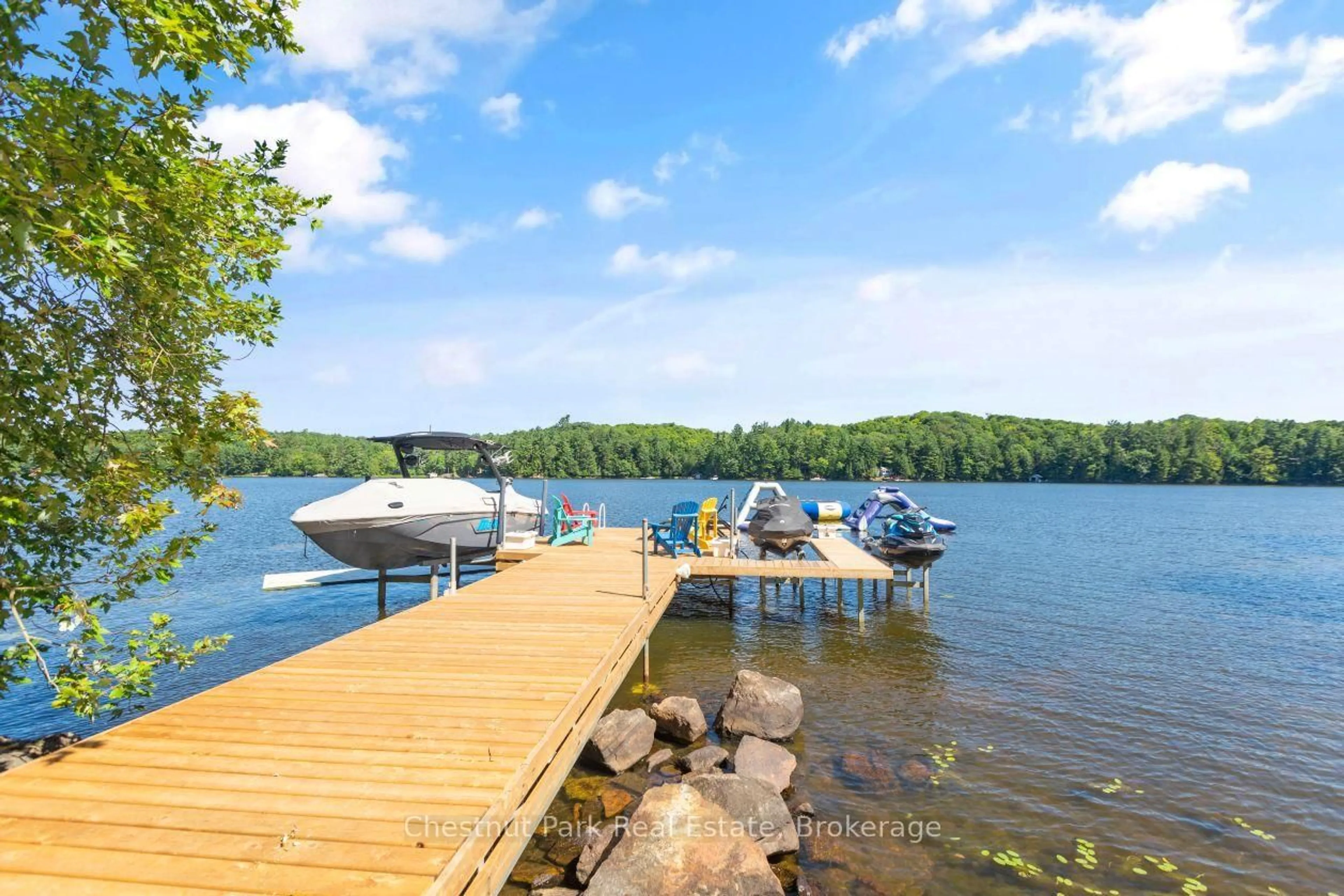 Patio, water/lake/river/ocean view for 1234 Shea Rd #2, Muskoka Lakes Ontario P0B 1M0