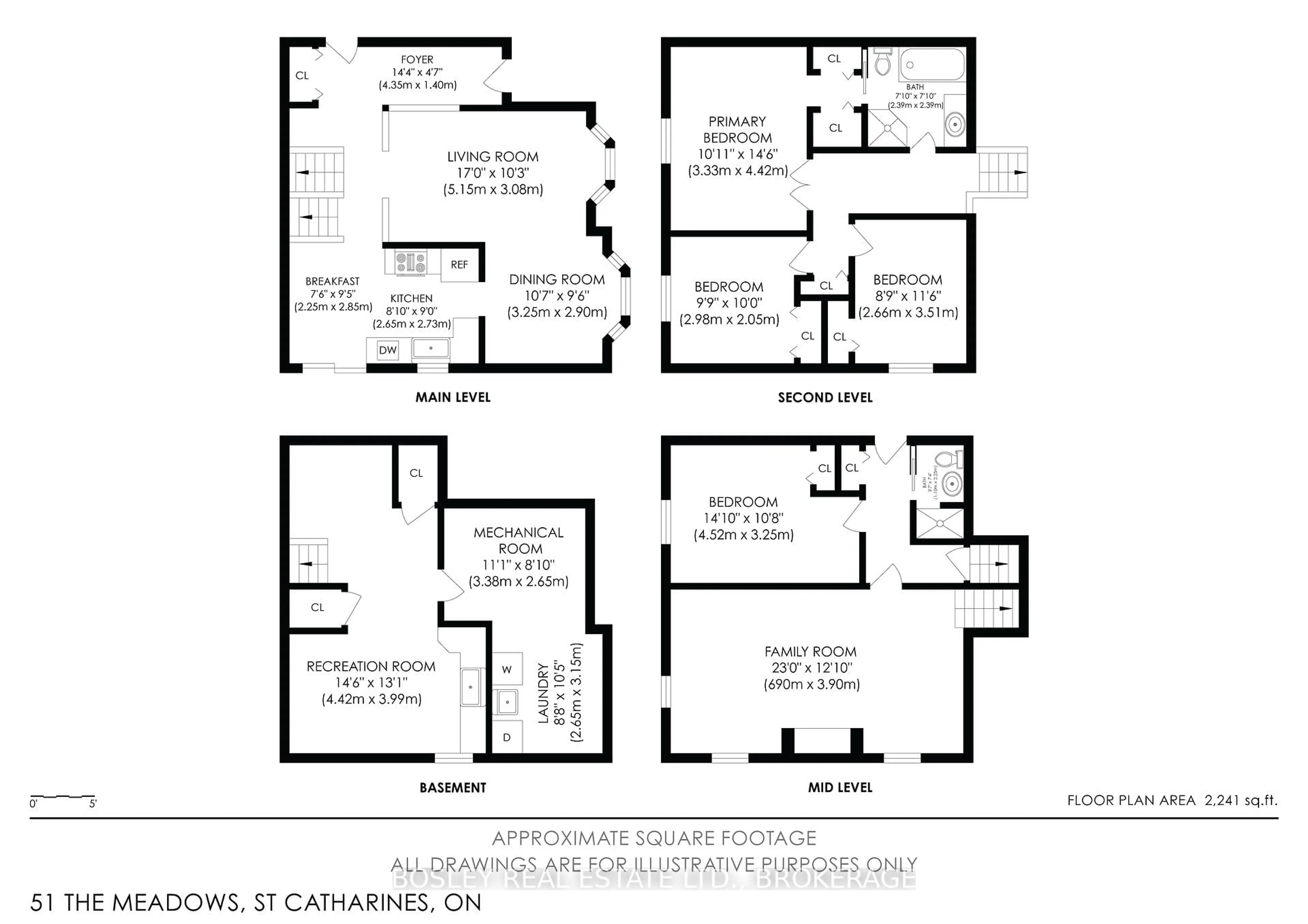 Floor plan for 51 The Meadows St, St. Catharines Ontario L2N 7K9