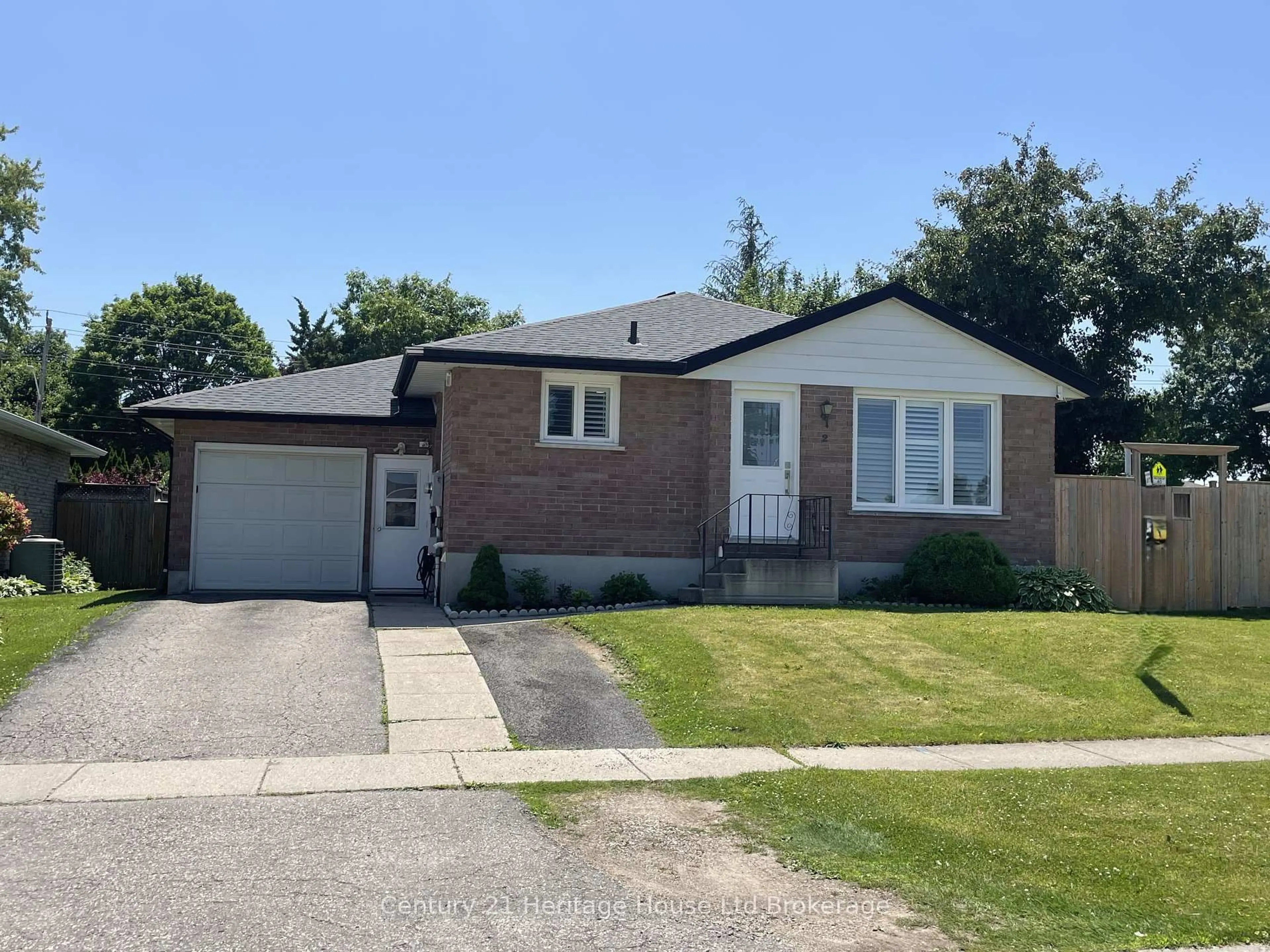 Home with brick exterior material, street for 2 Chippewa Ave, Woodstock Ontario N4T 1A1