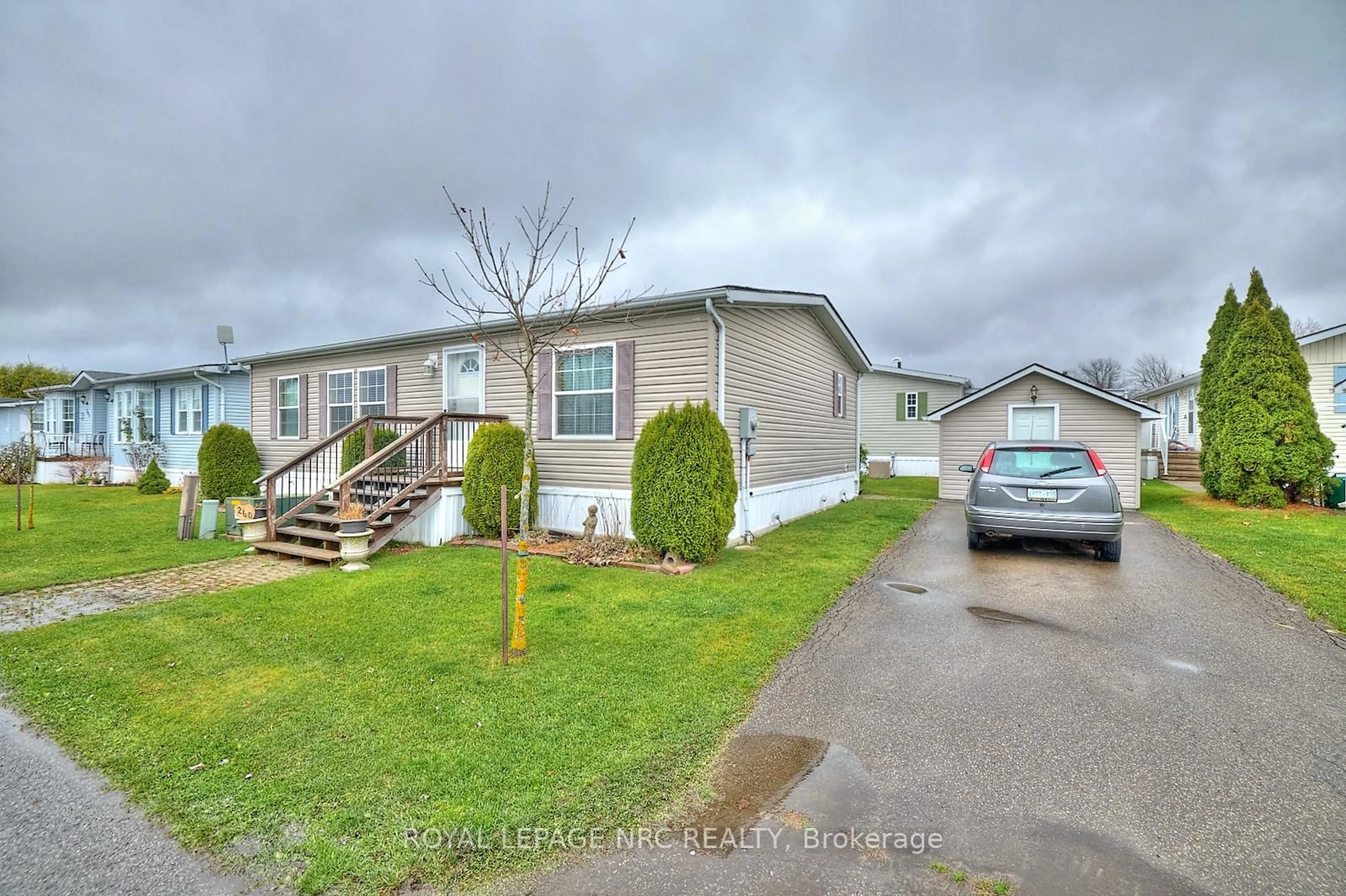 Home with vinyl exterior material, street for 3033 TOWNLINE Rd #260, Fort Erie Ontario L0S 1S1
