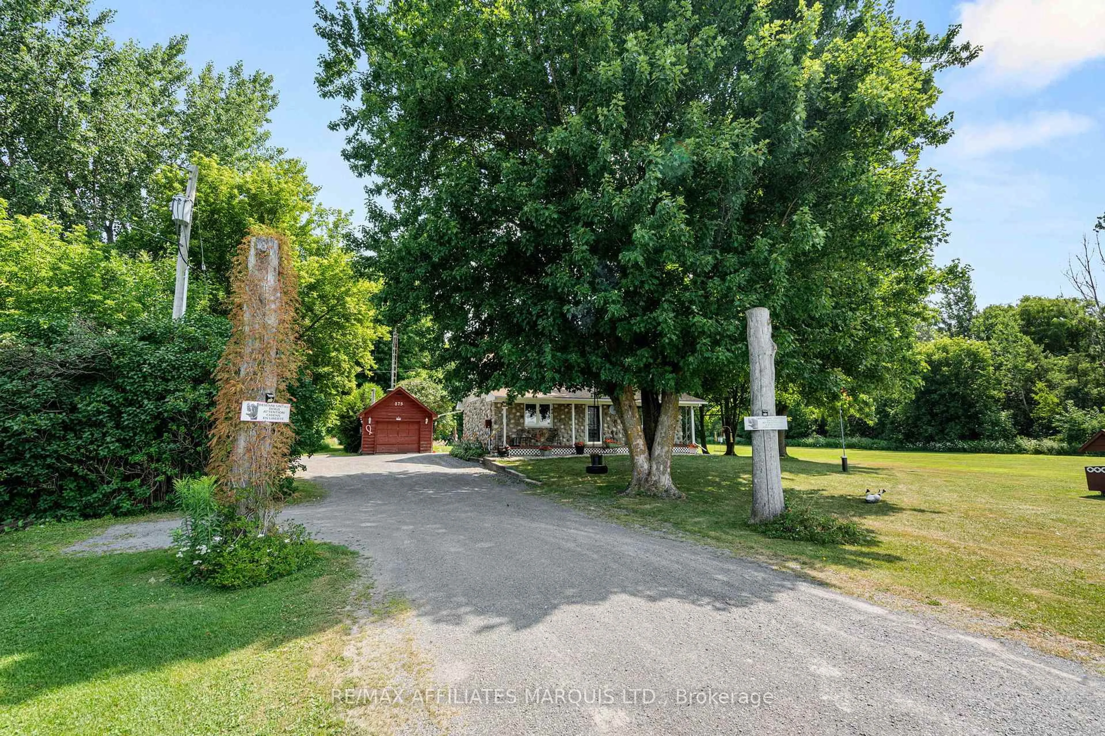 A pic from outside/outdoor area/front of a property/back of a property/a pic from drone, street for 273 St Pierre Rd, Russell Ontario K0A 3H0