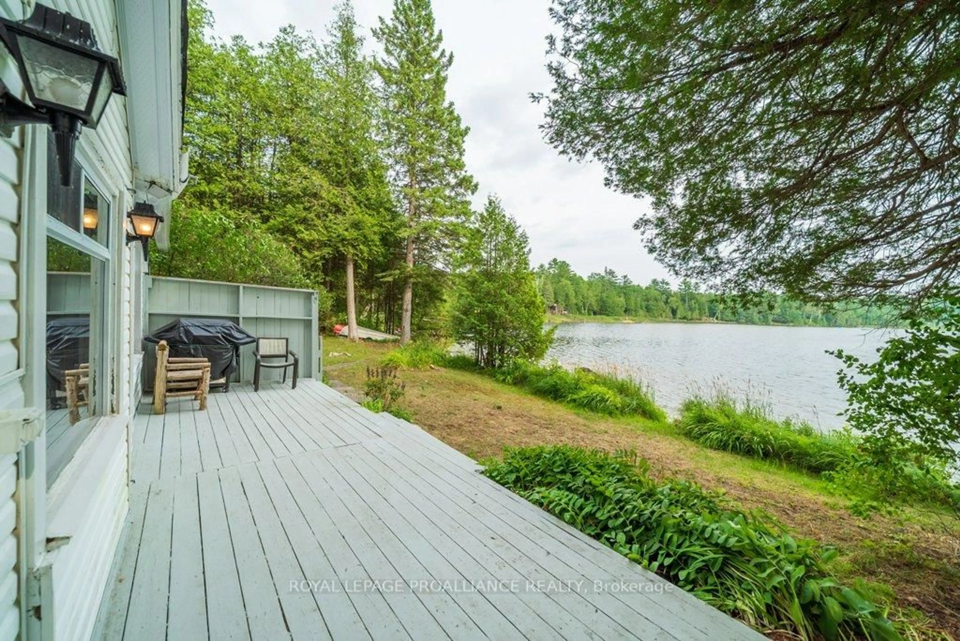 Patio, water/lake/river/ocean view for 1087C Hills Lake Rd, Plevna Ontario K0H 2M0