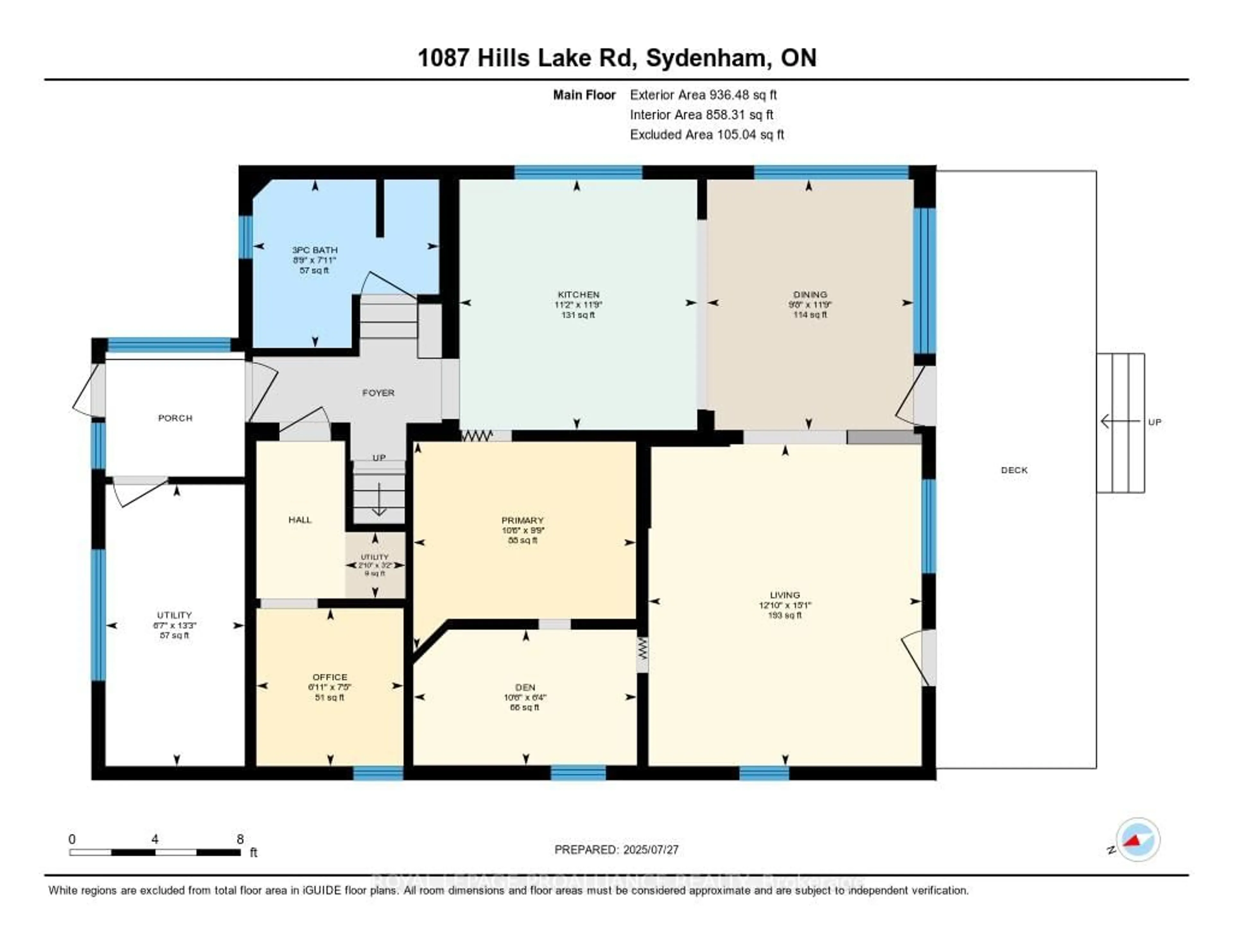 Floor plan for 1087C Hills Lake Rd, Plevna Ontario K0H 2M0