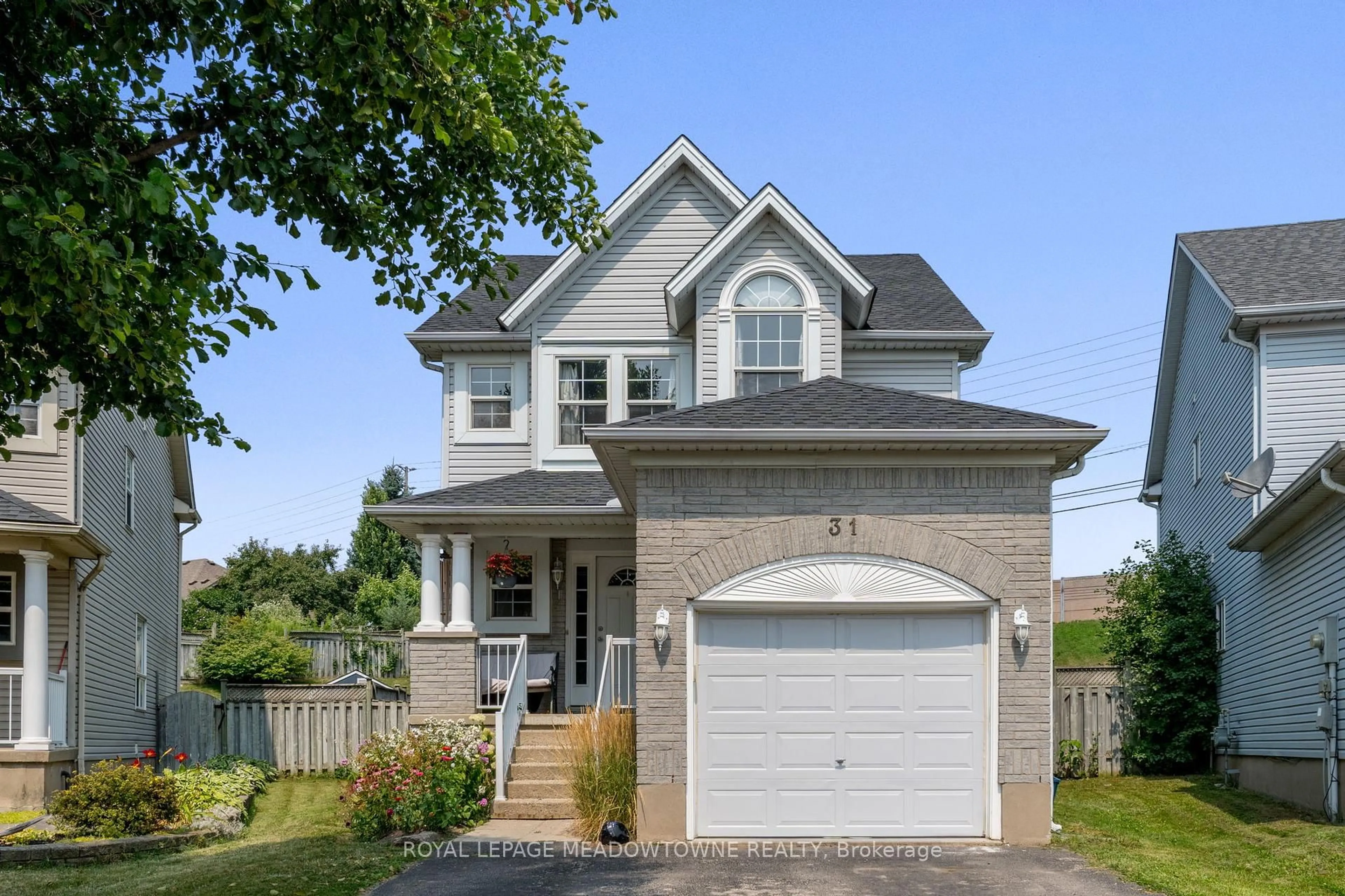 Home with brick exterior material, street for 31 Newport Dr, Cambridge Ontario N3H 5P7