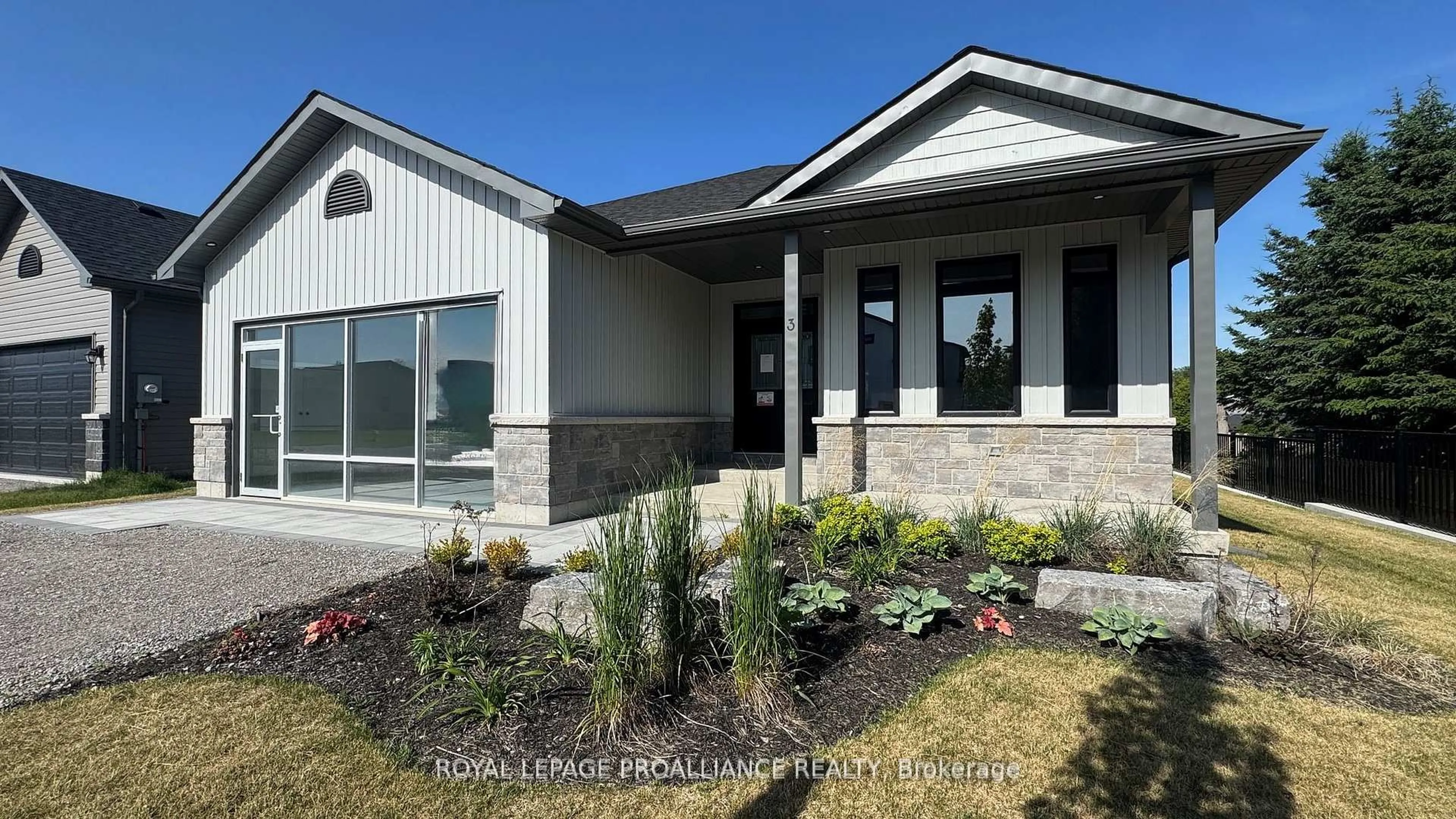 Home with vinyl exterior material, street for 3 Clayton John Ave, Brighton Ontario K0K 1H0
