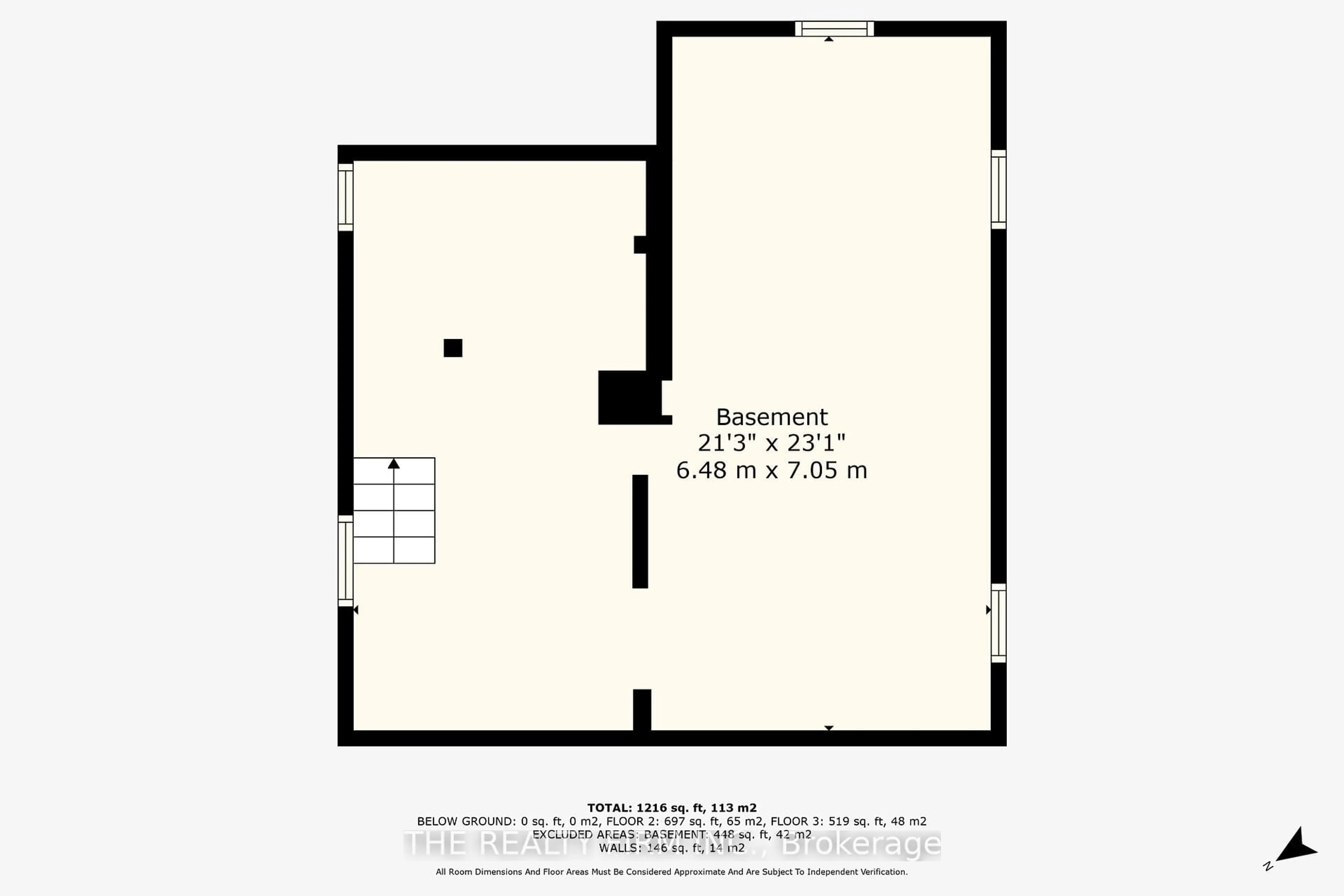 Floor plan for 261 Nelson St, Stratford Ontario N5A 2K5