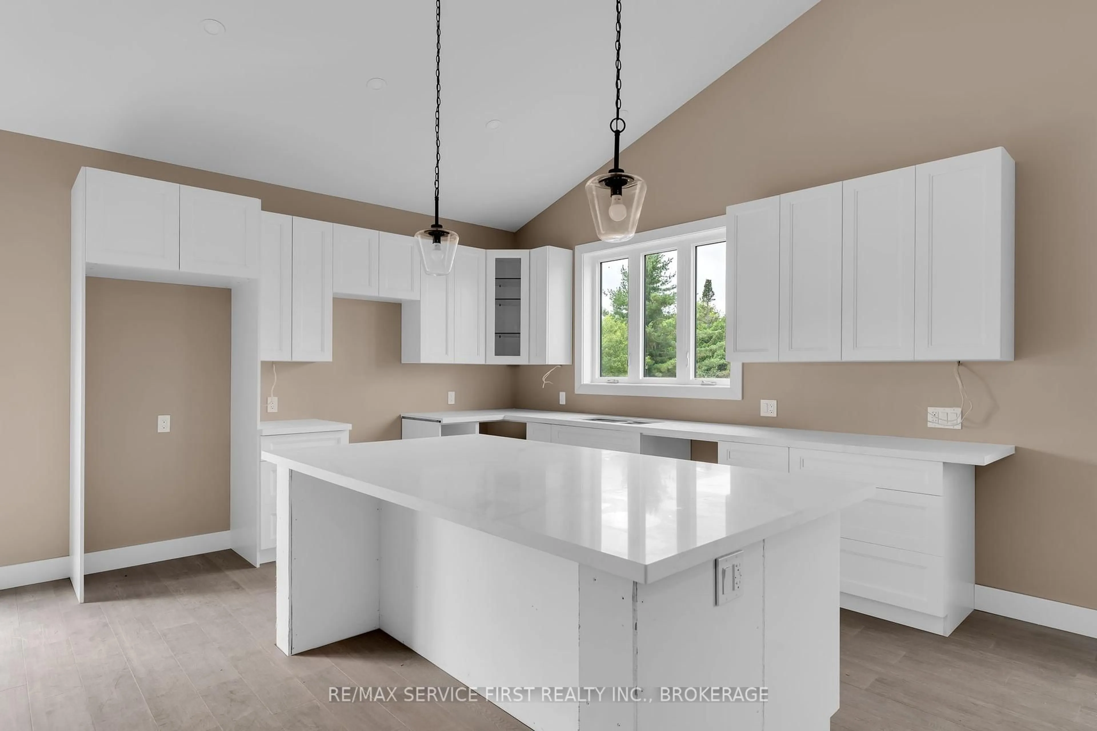 Open concept kitchen, ceramic/tile floor for 22 Cranberry Lane, Yarker Ontario K0K 3N0