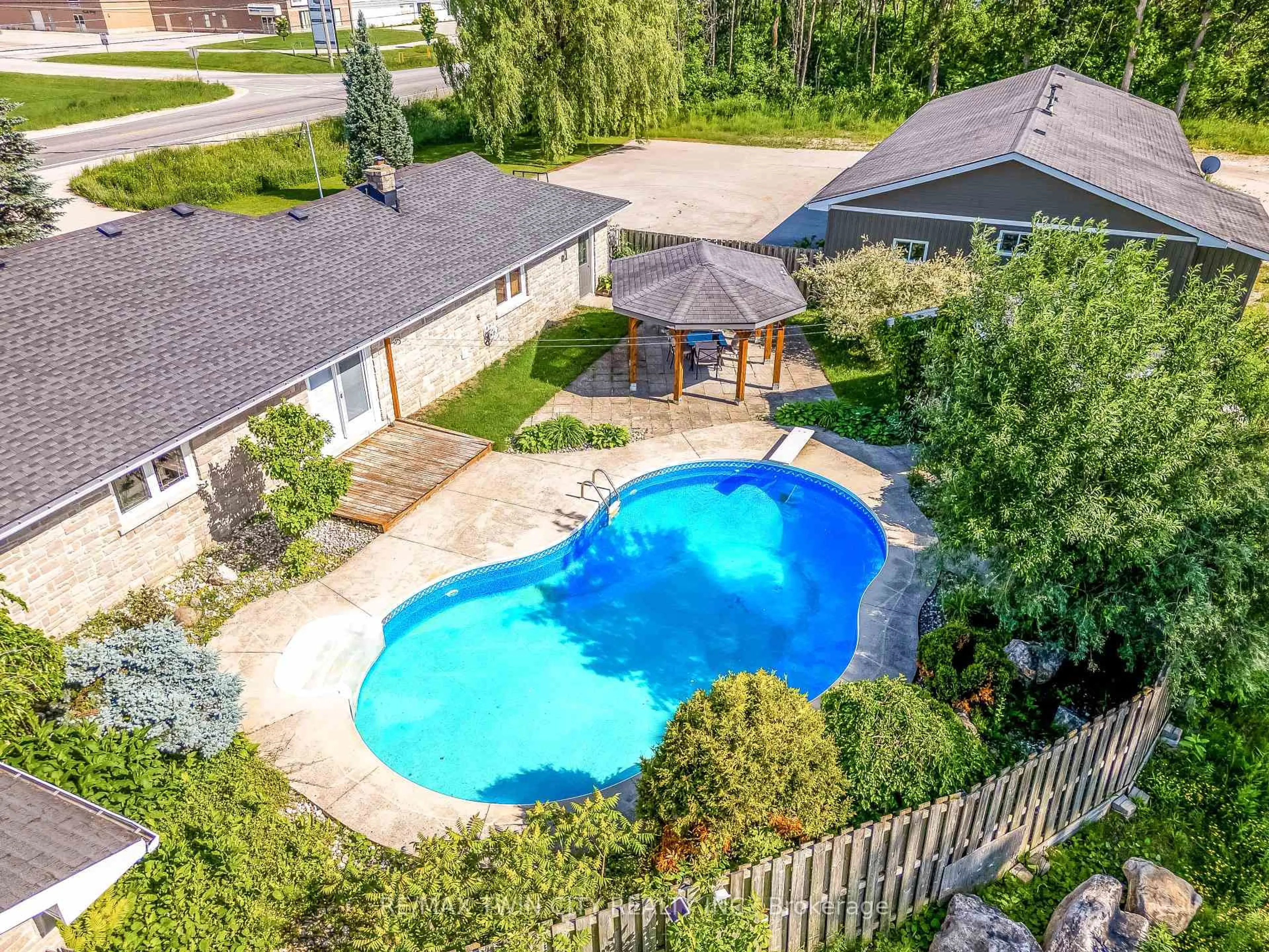 A pic from outside/outdoor area/front of a property/back of a property/a pic from drone, water/lake/river/ocean view for 717906 HIGHWAY 6, Owen Sound Ontario N4K 5N7