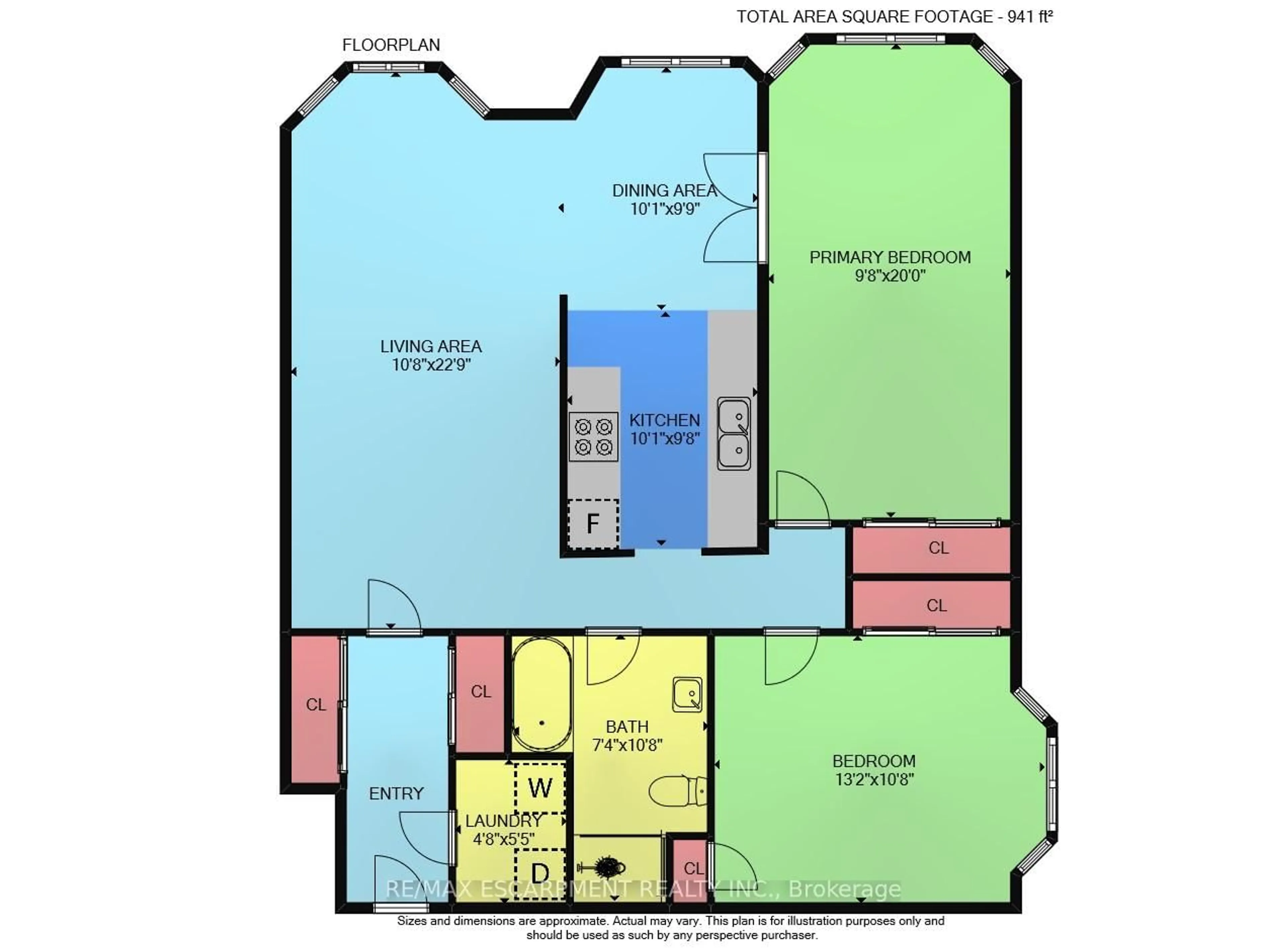 Floor plan for 200 Limeridge Rd #703, Hamilton Ontario L9C 7M7