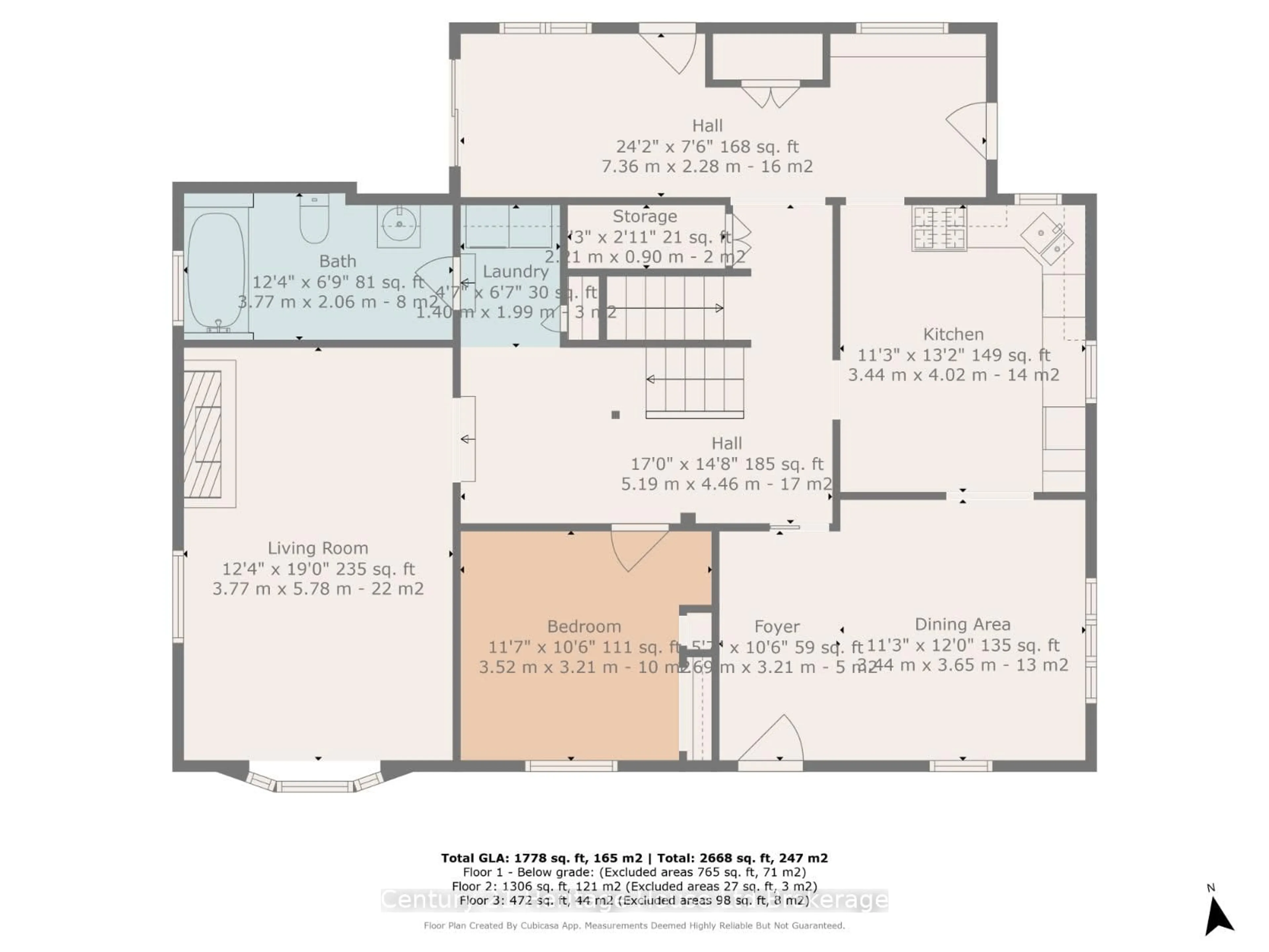 Floor plan for 186 Charles St, Ingersoll Ontario N5C 1K4