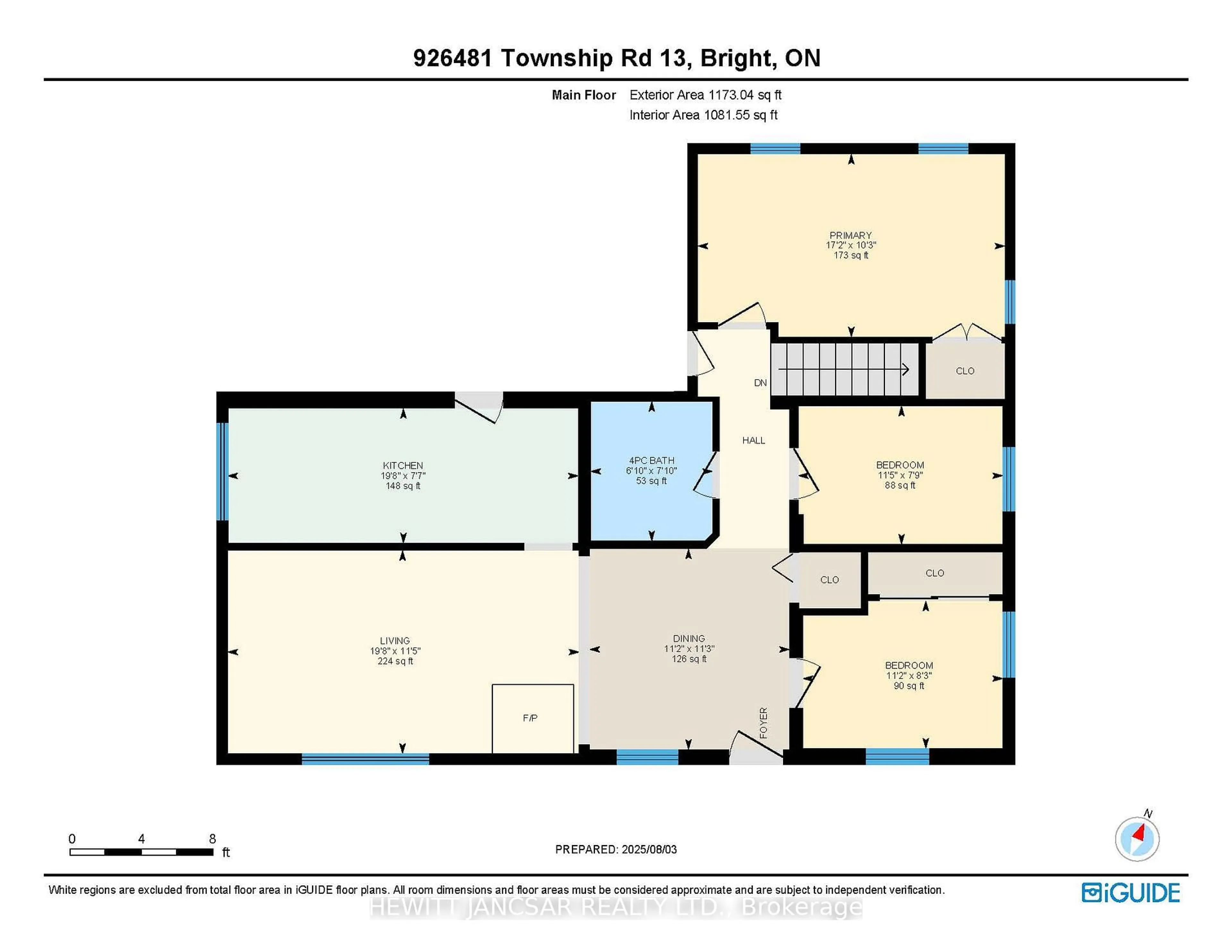 Floor plan for 926481 Township Road 13, Blandford-Blenheim Ontario N0J 1B0