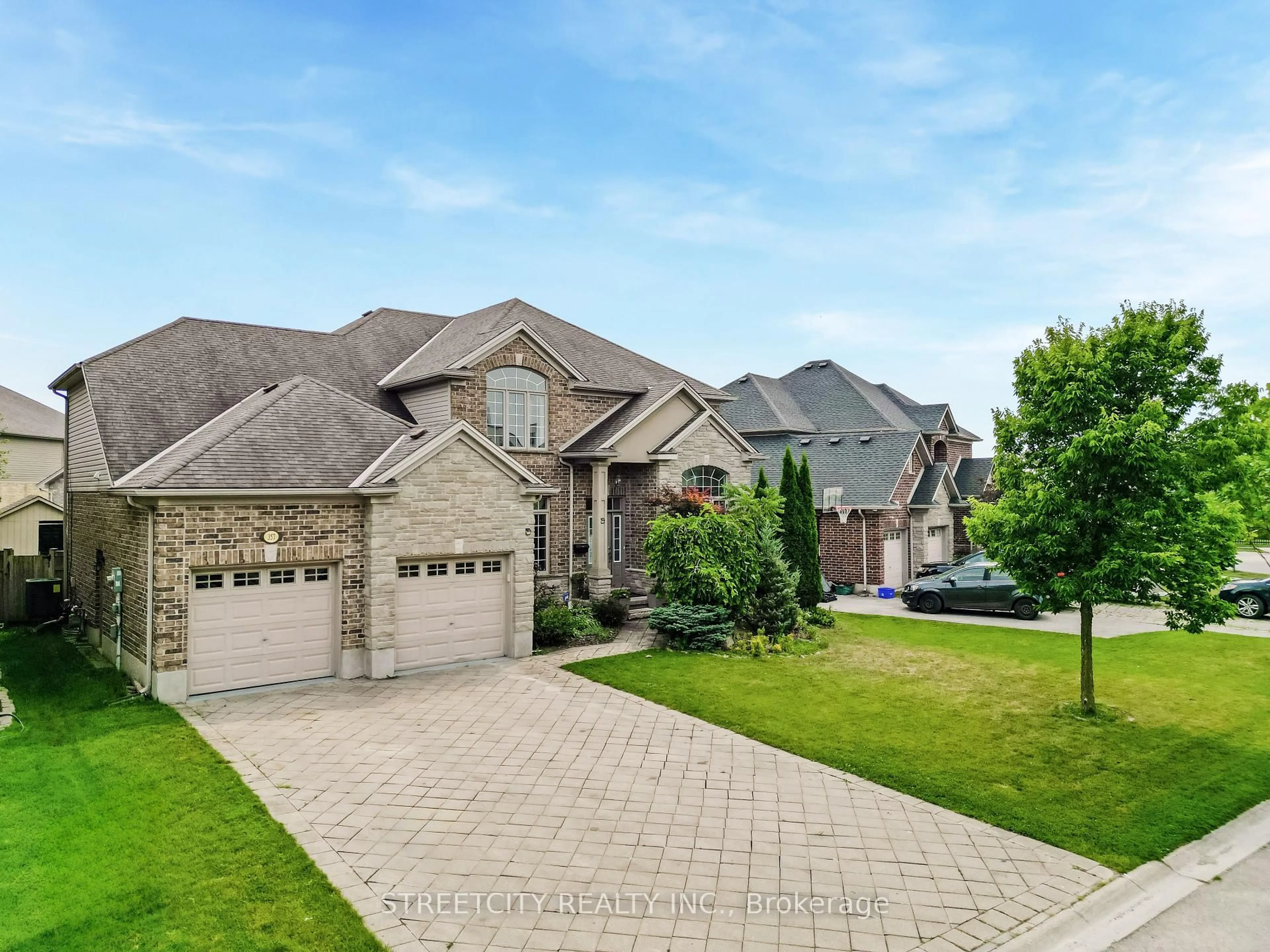 Home with brick exterior material, street for 357 South Carriage Way, London North Ontario N6G 0B2