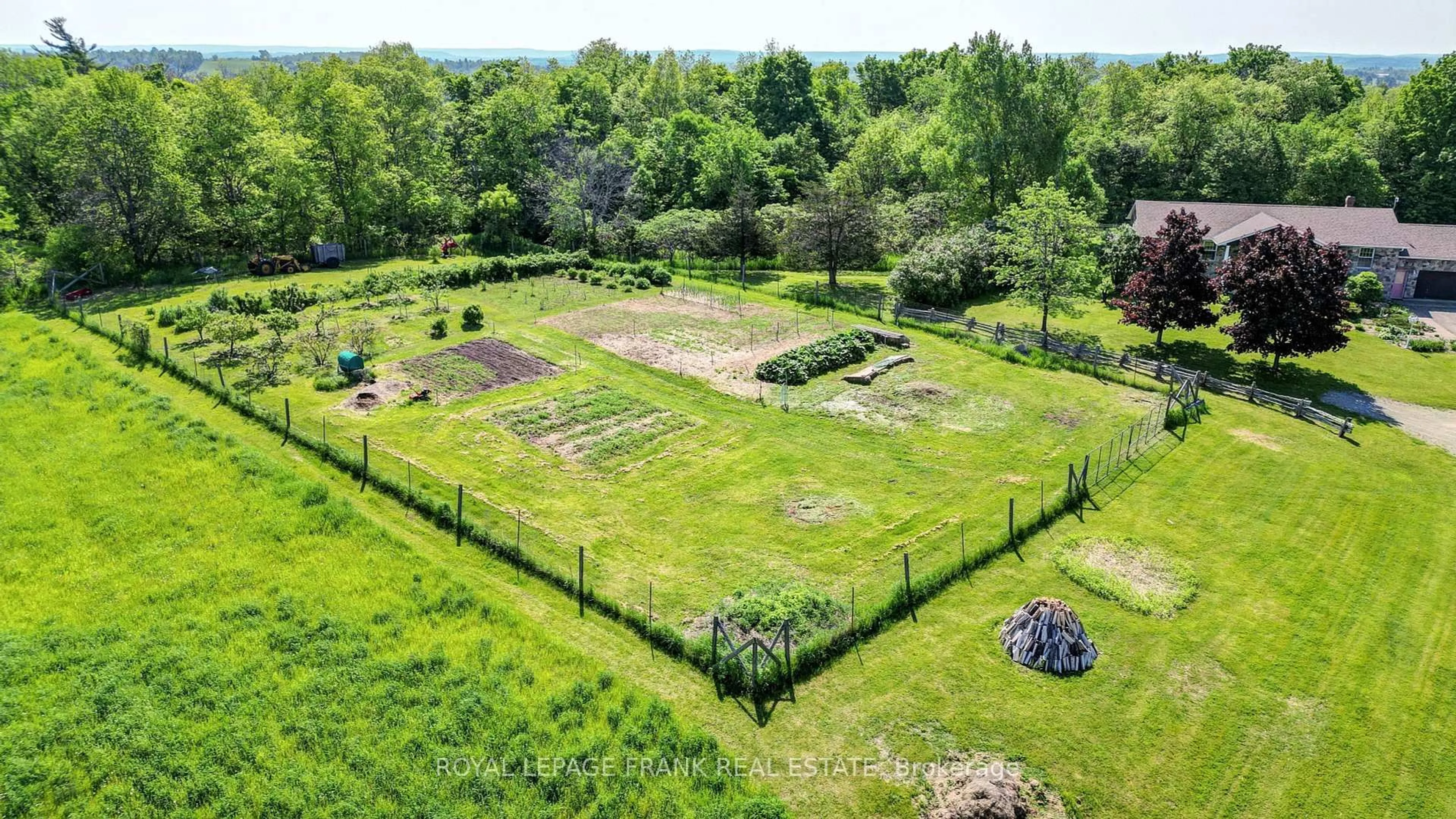 A pic from outside/outdoor area/front of a property/back of a property/a pic from drone, mountain view for 3071 5th Line E, Trent Hills Ontario K0L 1L0