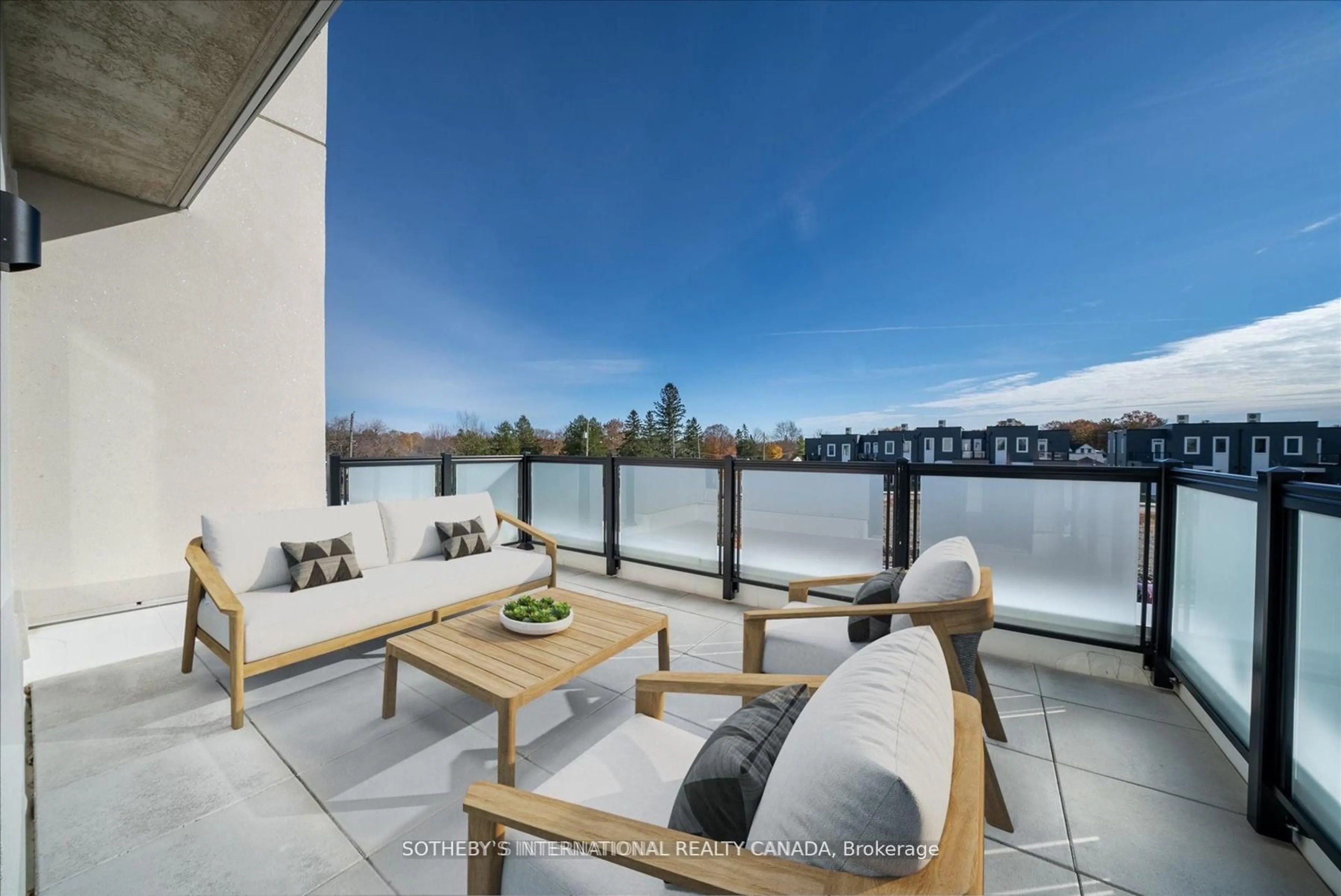Patio, water/lake/river/ocean view for 19B West St #201, Kawartha Lakes Ontario K0M 1N0