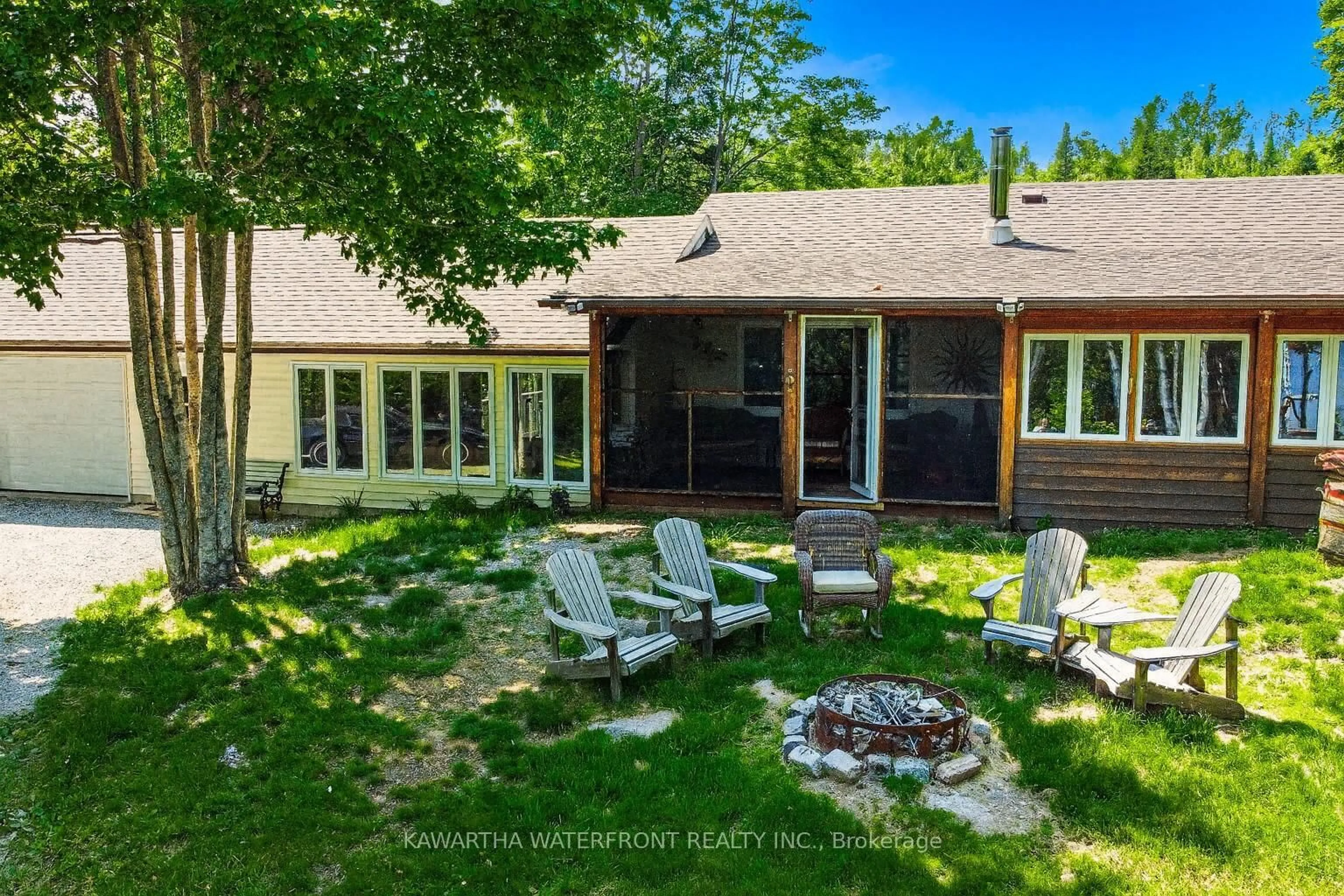 Patio, water/lake/river/ocean view for 1170 English Circ, Highlands East Ontario K0M 1R0