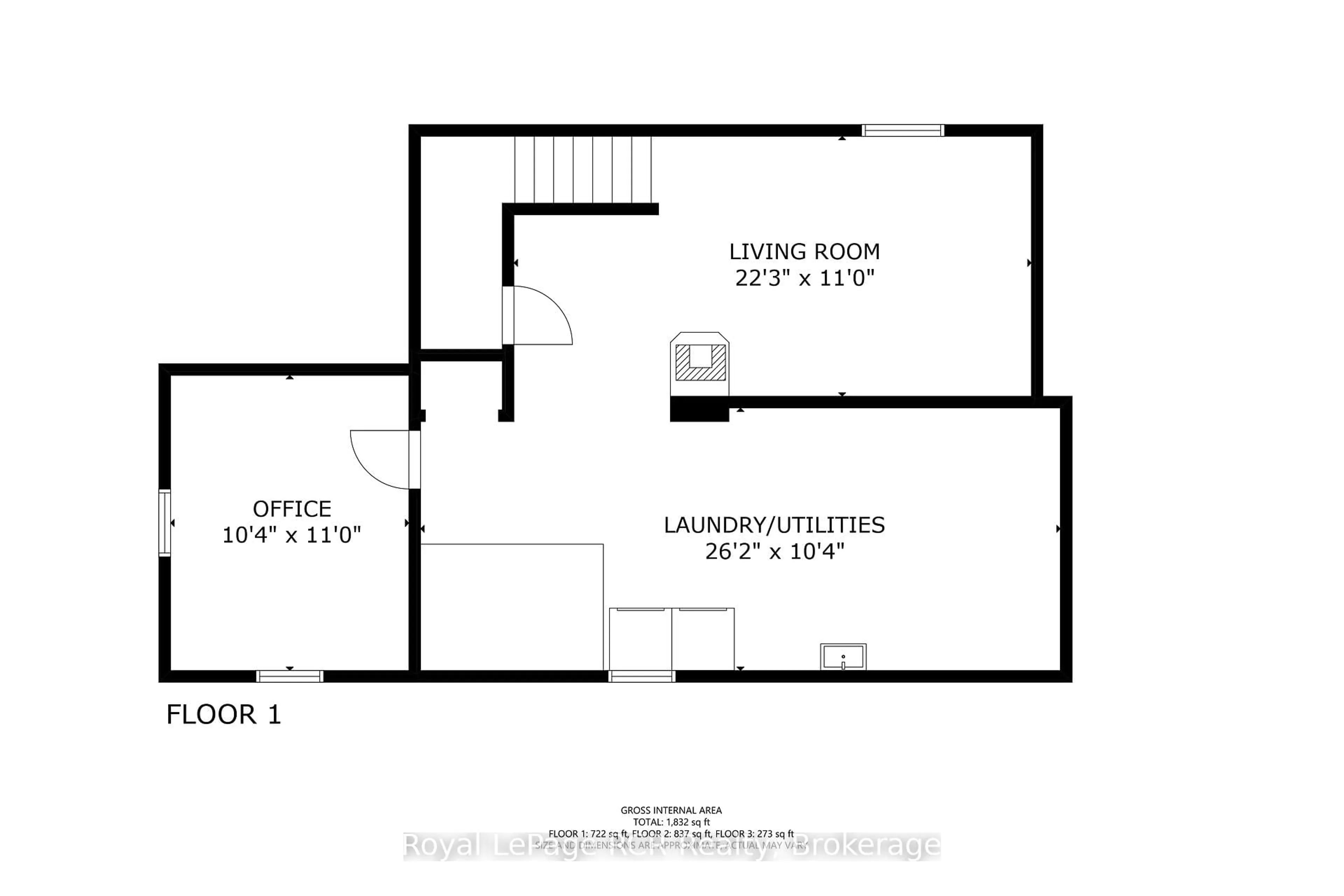 Floor plan for 102016 Grey Road 5 Rd, Georgian Bluffs Ontario N4K 5N5