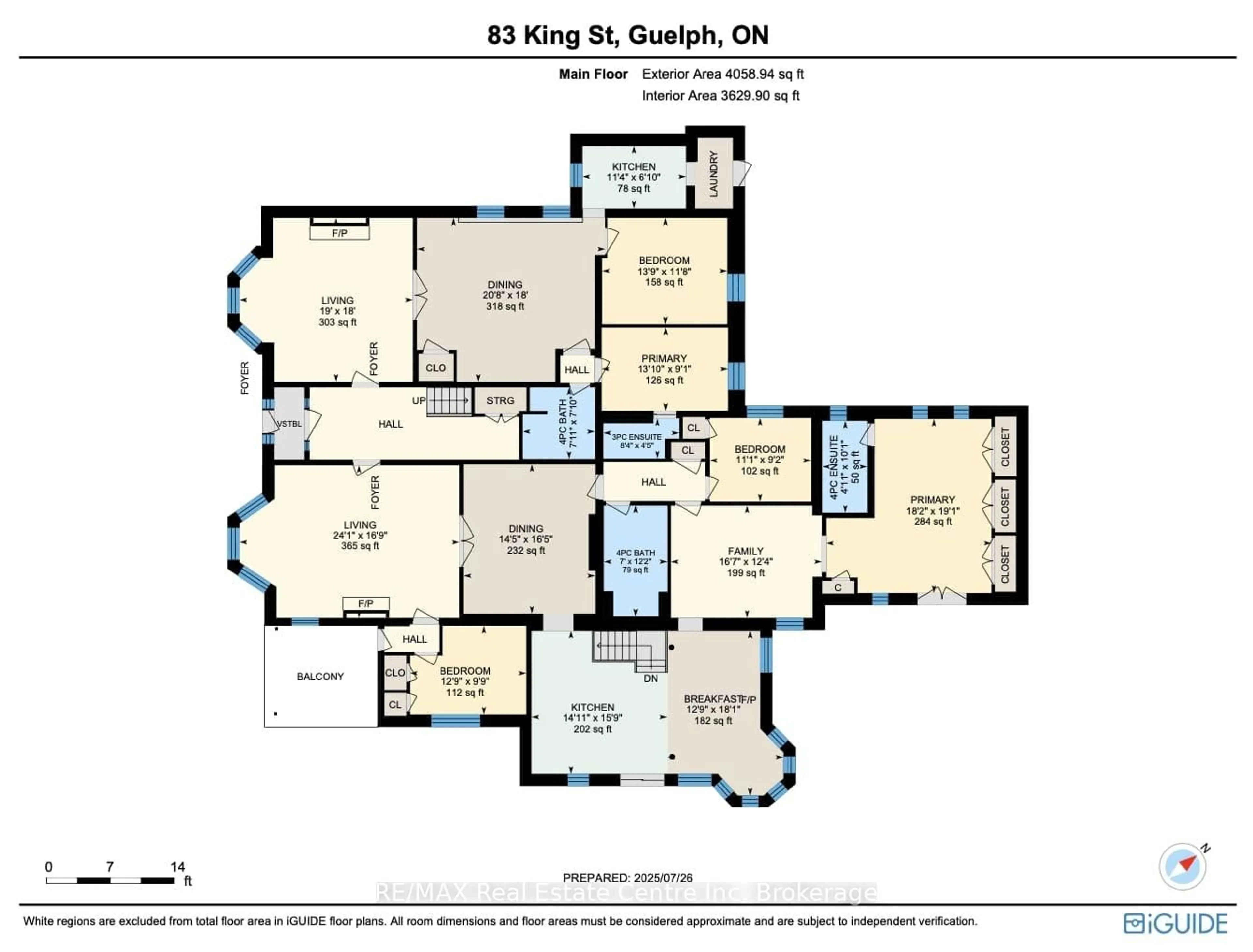 Floor plan for 83 King St, Guelph Ontario N1E 4P5