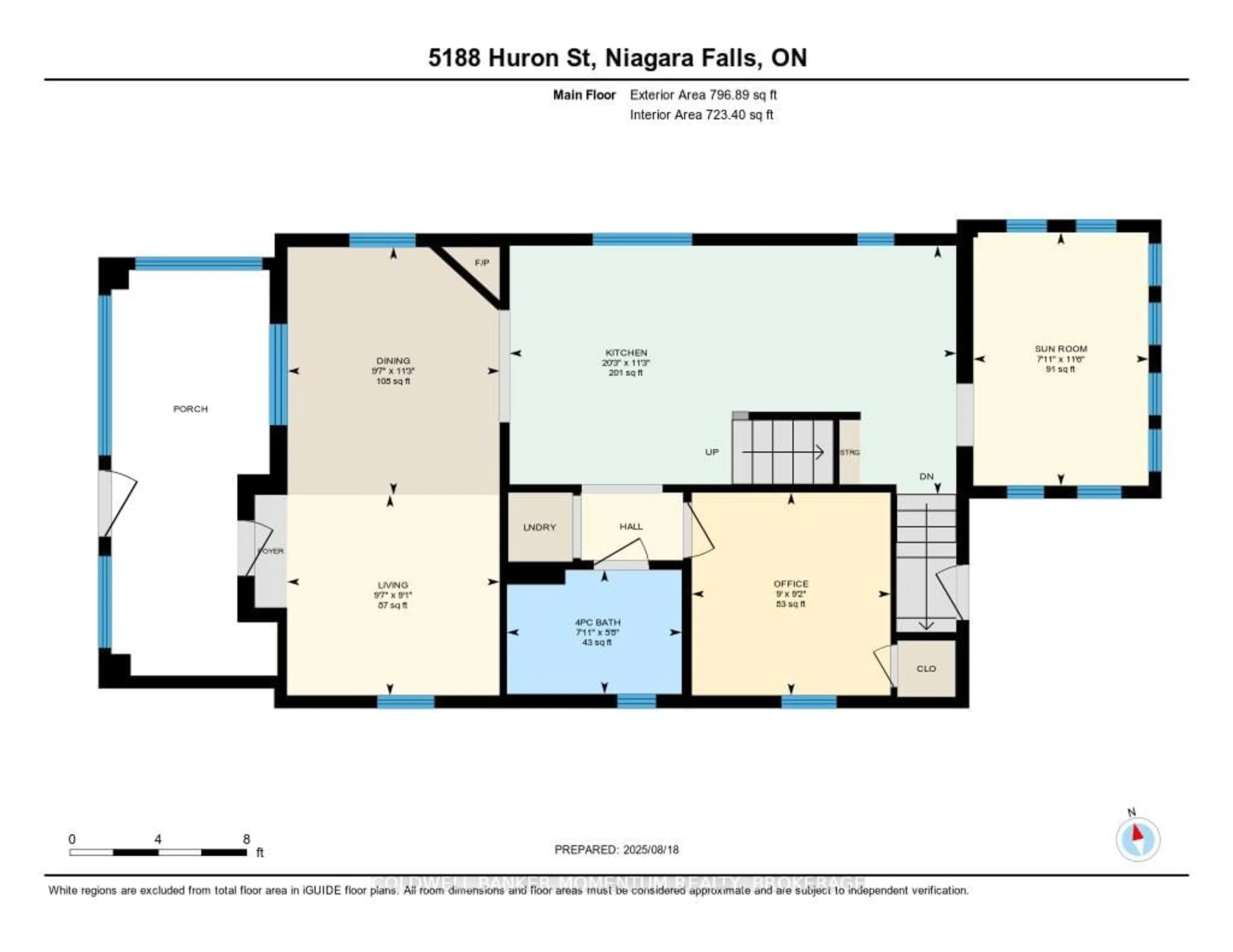 Floor plan for 5188 Huron St, Niagara Falls Ontario L2E 2K1