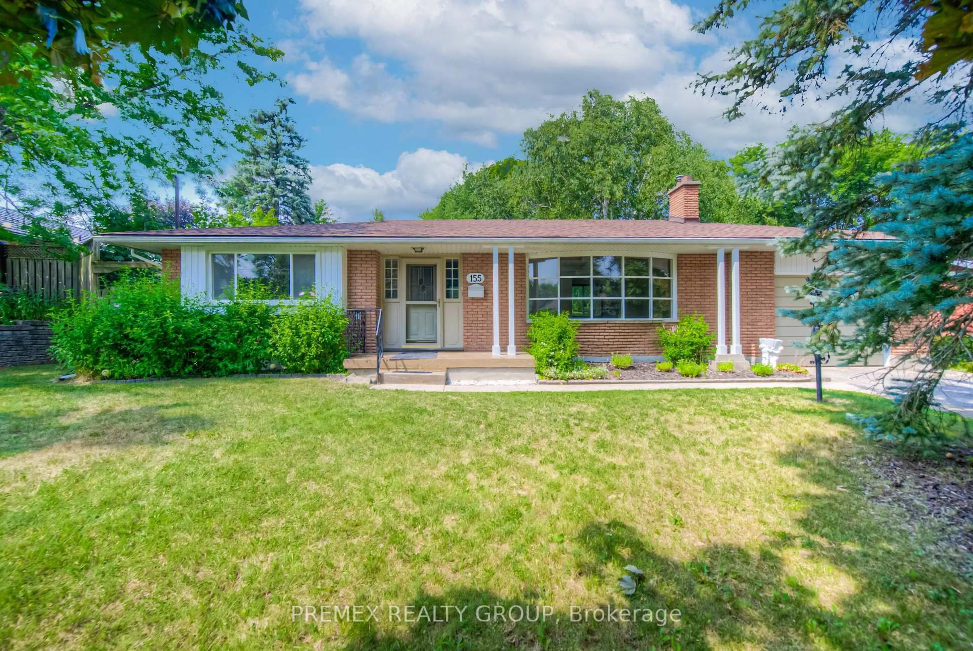 Home with brick exterior material, street for 155 Churchill Dr, Cambridge Ontario N1S 1S3
