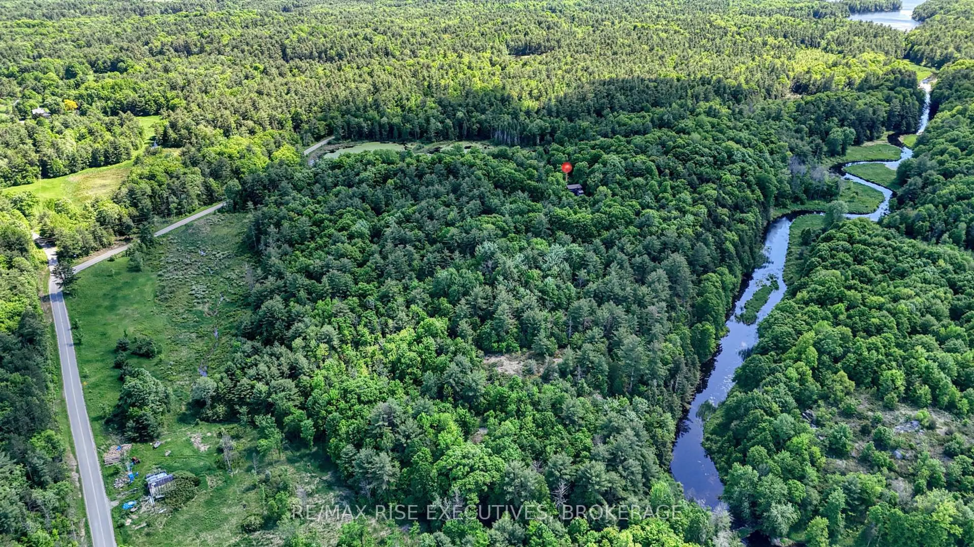 A pic from outside/outdoor area/front of a property/back of a property/a pic from drone, forest/trees view for 388 BEALES MILLS Rd, Athens Ontario K0E 1B0
