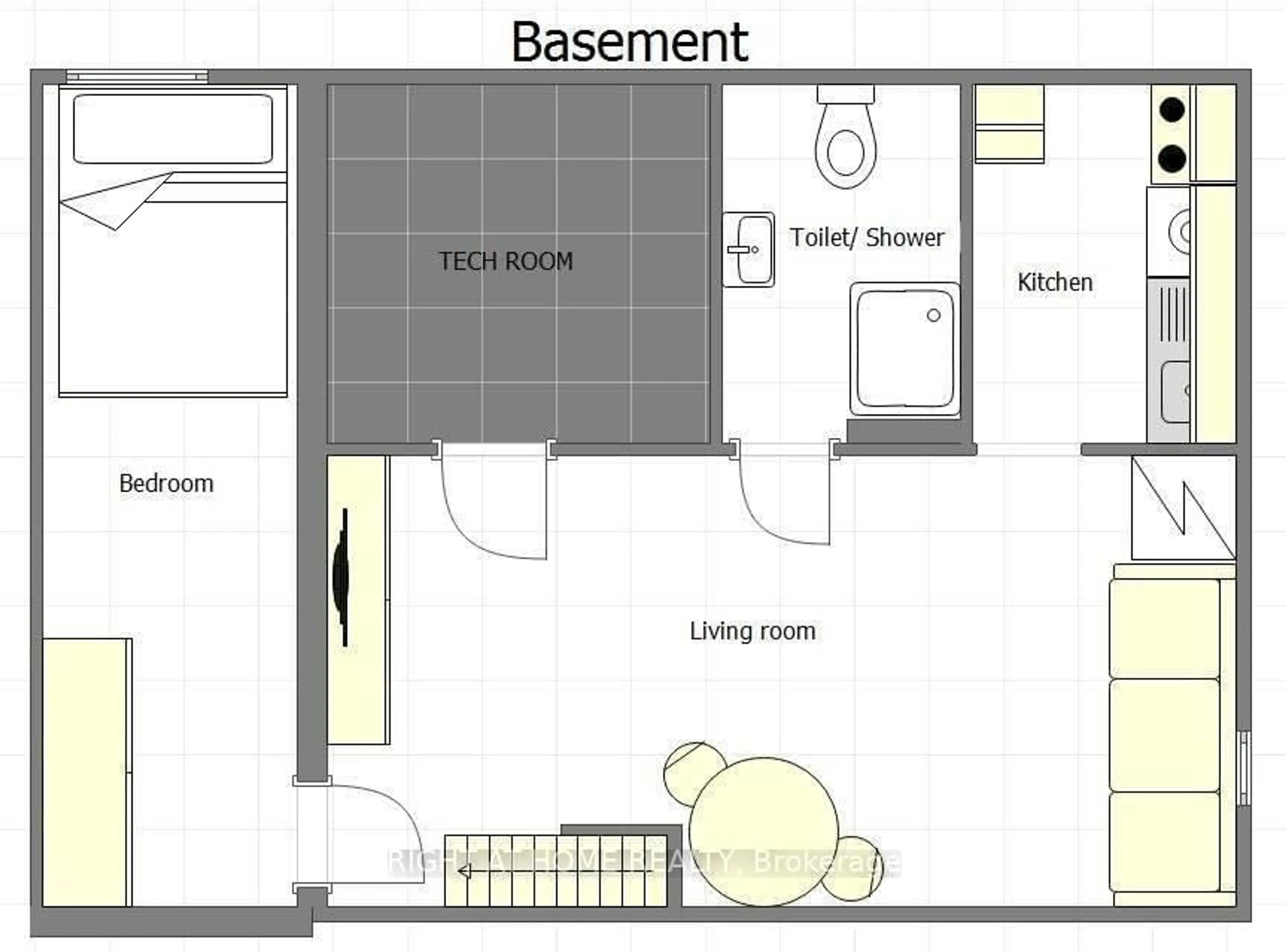 Floor plan for 50 Somerset Ave, Hamilton Ontario L8L 2L5
