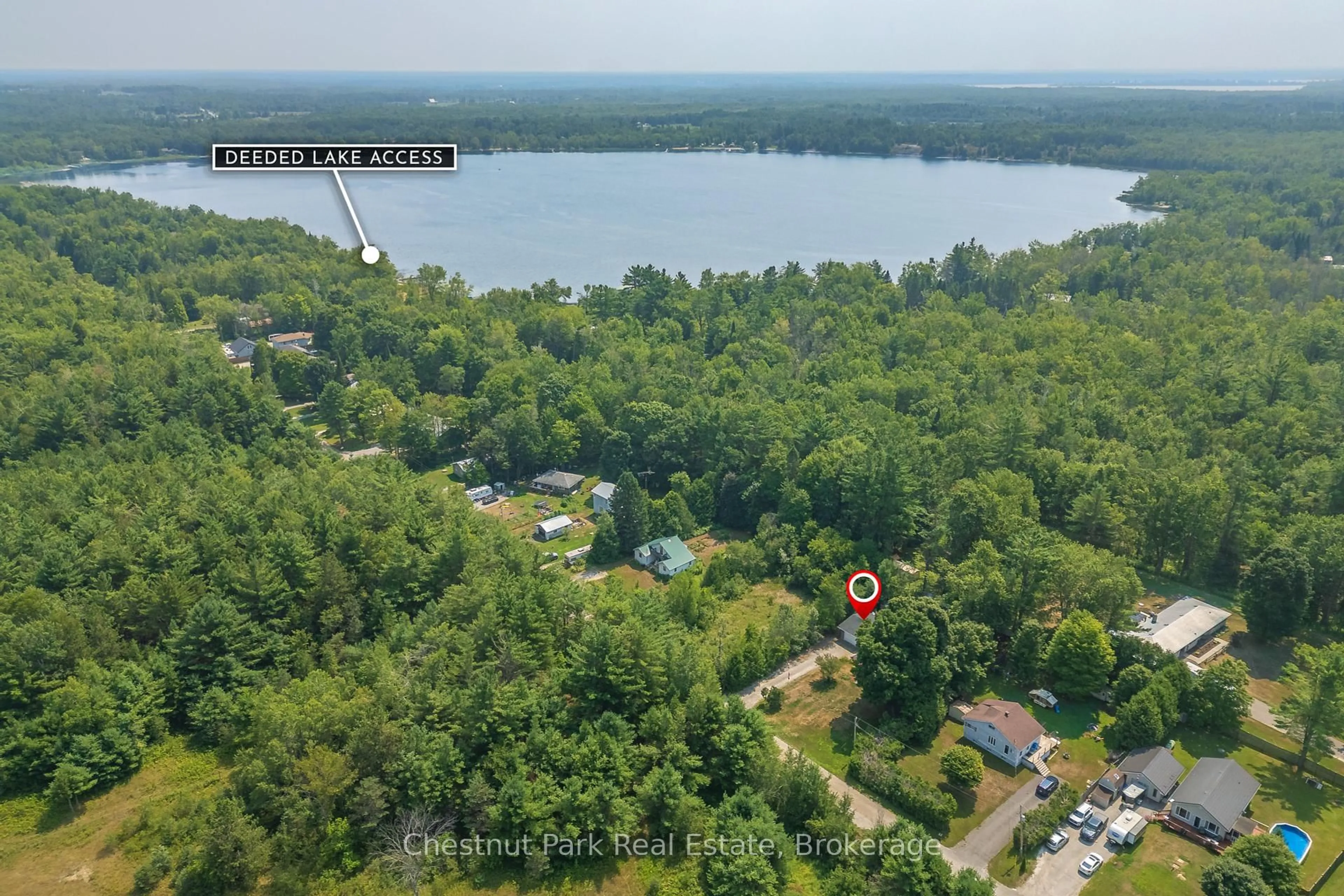 A pic from outside/outdoor area/front of a property/back of a property/a pic from drone, water/lake/river/ocean view for 10 MCLEISH Dr, Kawartha Lakes Ontario L0K 1W0