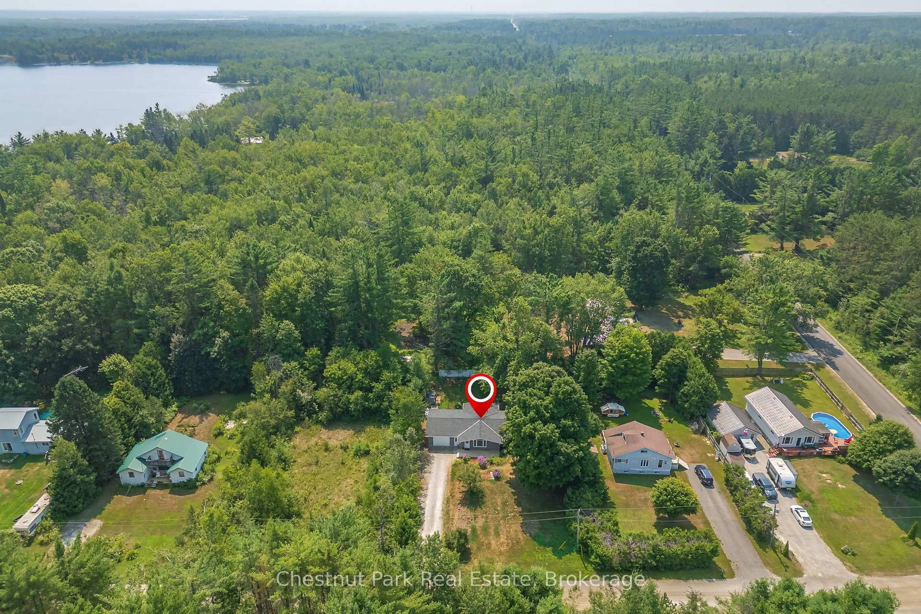 A pic from outside/outdoor area/front of a property/back of a property/a pic from drone, water/lake/river/ocean view for 10 MCLEISH Dr, Kawartha Lakes Ontario L0K 1W0