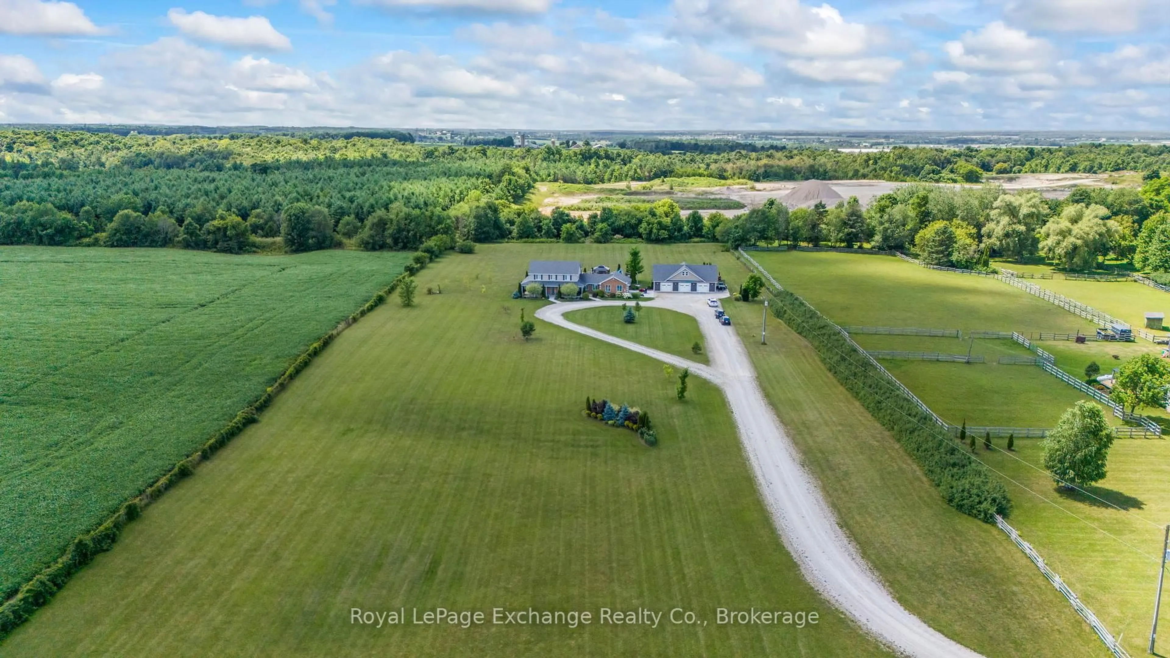 A pic from outside/outdoor area/front of a property/back of a property/a pic from drone, water/lake/river/ocean view for 014062 BRUCE COUNTY RD 10, Brockton Ontario N0G 1S0