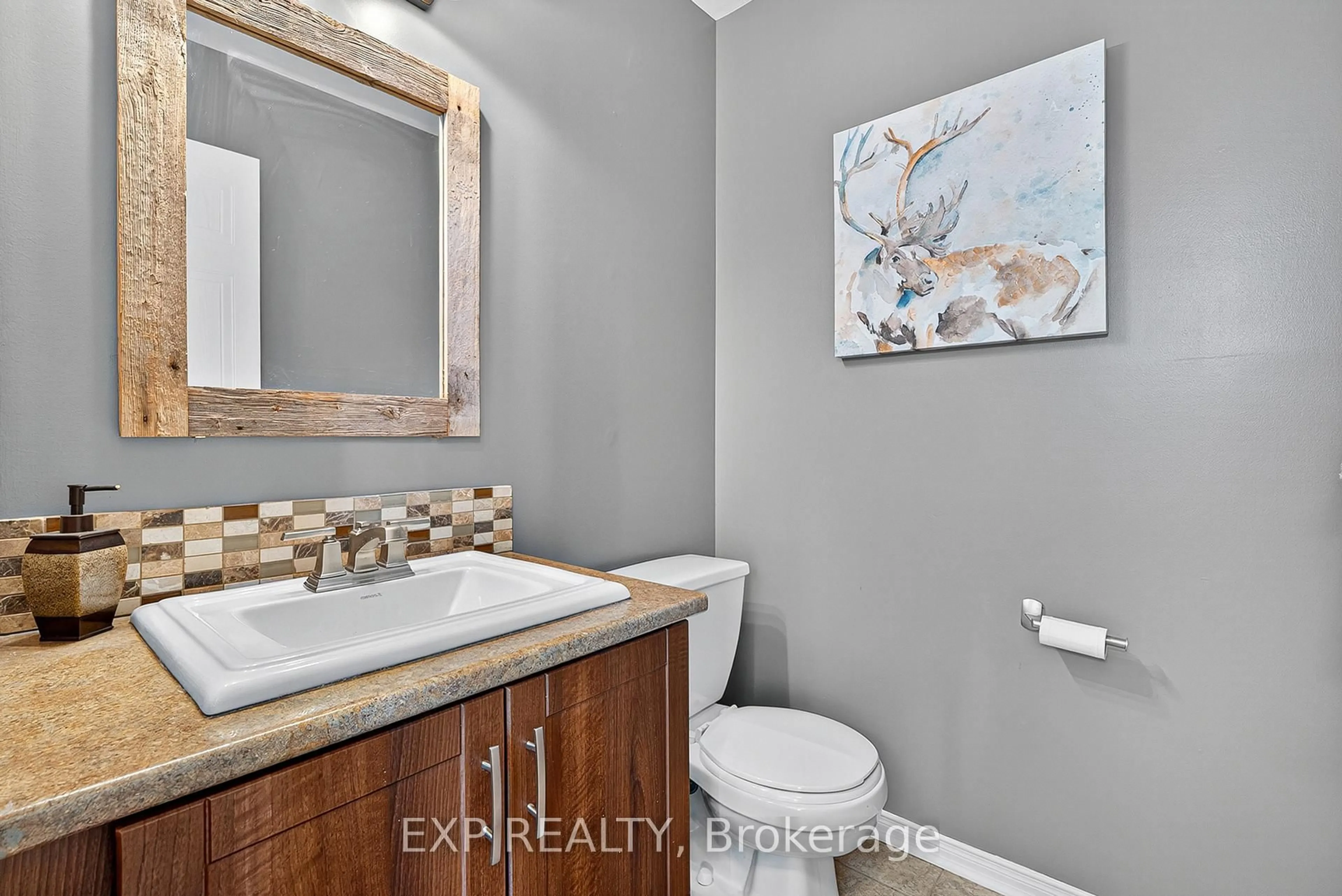 Contemporary bathroom, ceramic/tile floor for 302 College Ave #119, Guelph Ontario N1G 4T6