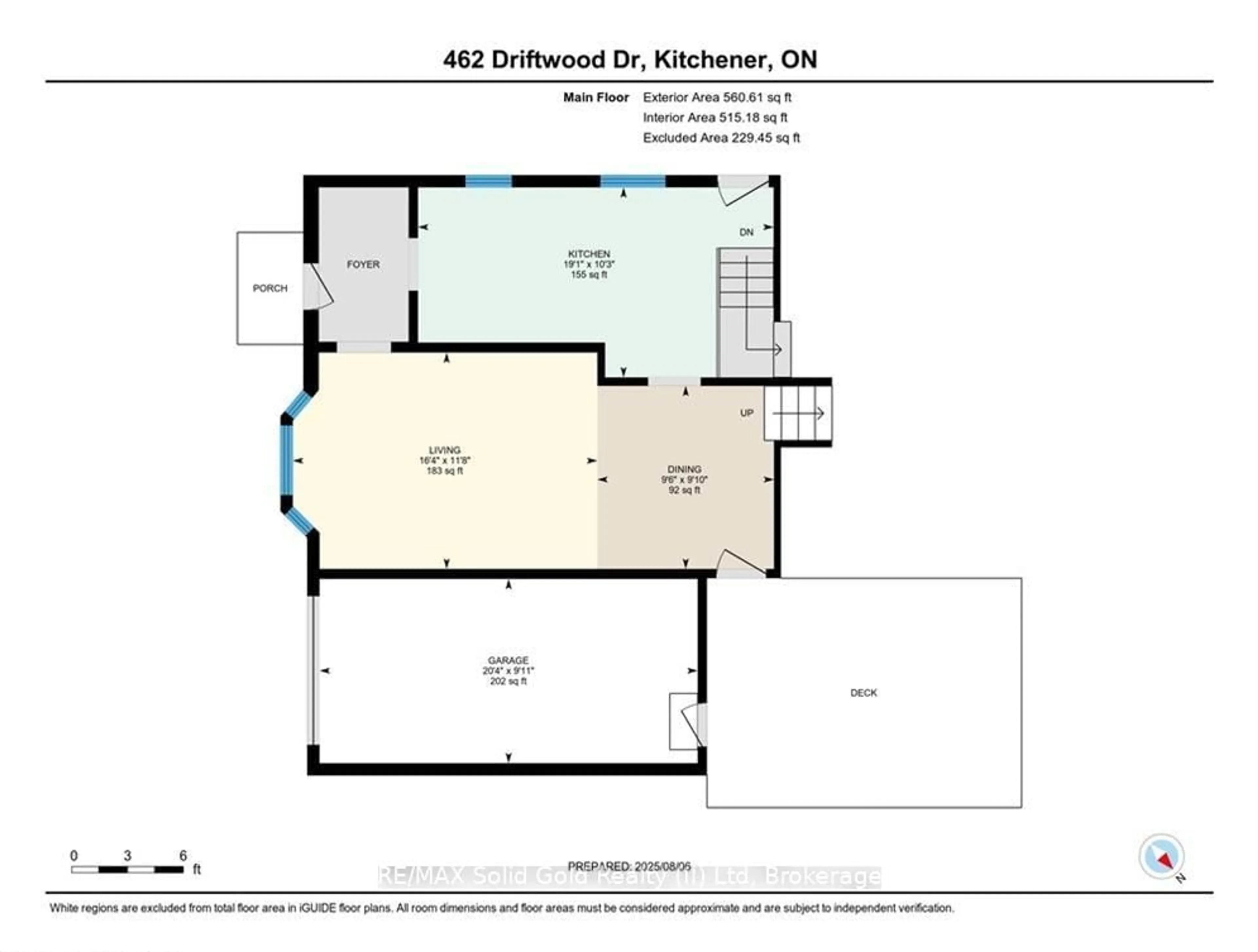 Floor plan for 462 Driftwood Dr, Kitchener Ontario N2N 1S6
