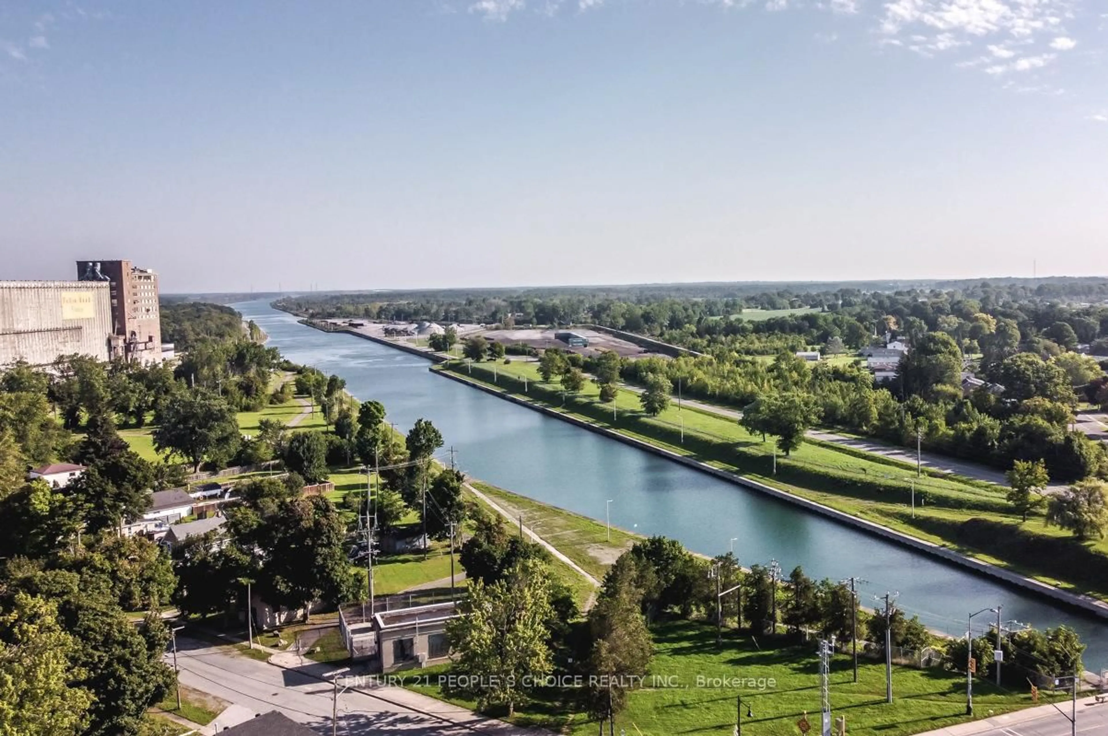 A pic from outside/outdoor area/front of a property/back of a property/a pic from drone, water/lake/river/ocean view for 72 Main St #213, Port Colborne Ontario L3K 5Z8
