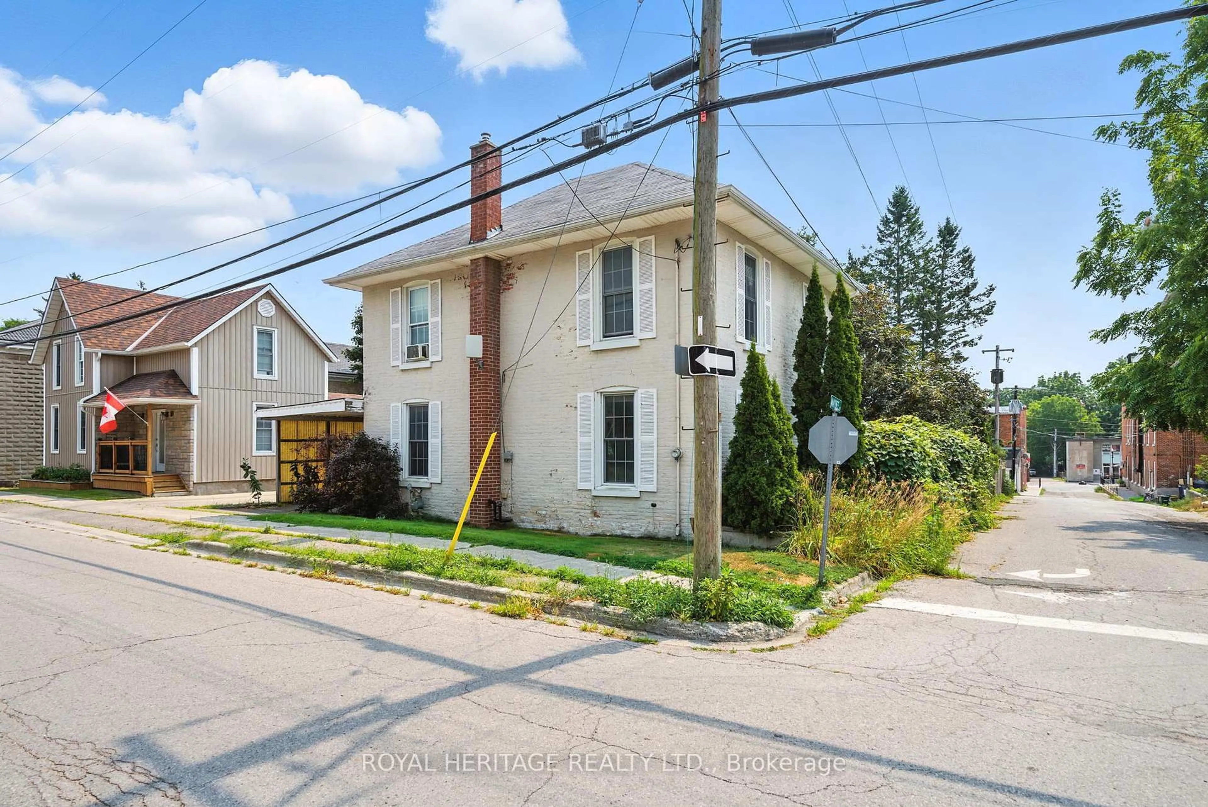 A pic from outside/outdoor area/front of a property/back of a property/a pic from drone, street for 8 Church St, Cramahe Ontario K0K 1S0