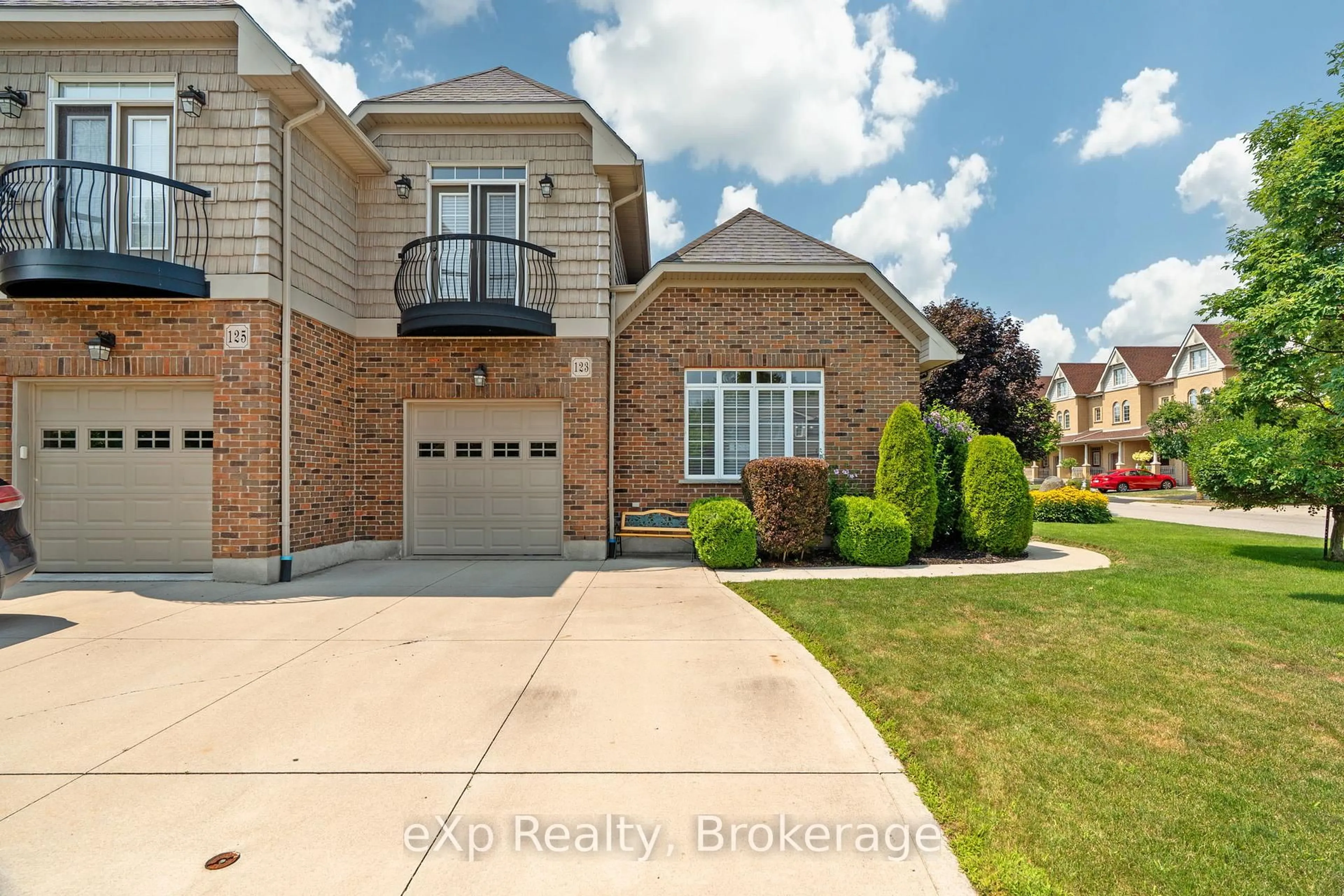 Home with brick exterior material, street for 123 Long Dr, Stratford Ontario N5A 7Y9