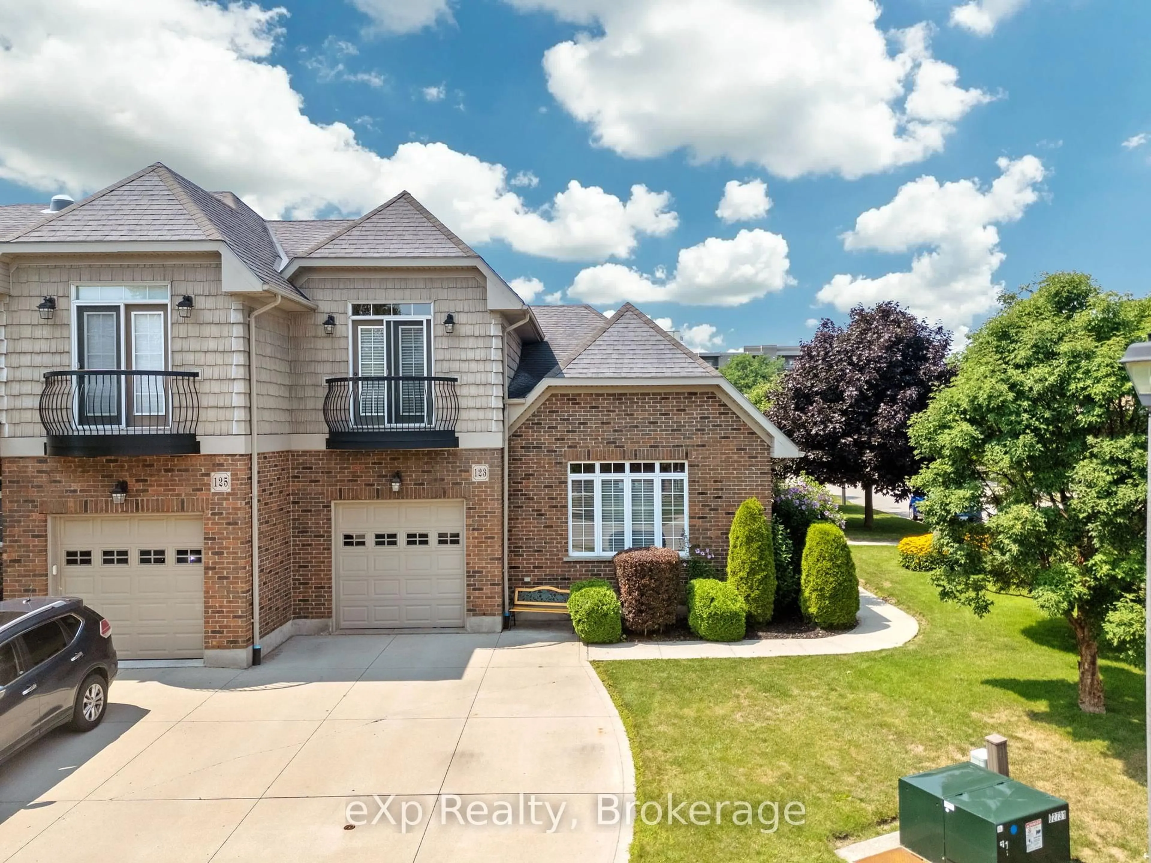 A pic from outside/outdoor area/front of a property/back of a property/a pic from drone, street for 123 Long Dr, Stratford Ontario N5A 7Y9