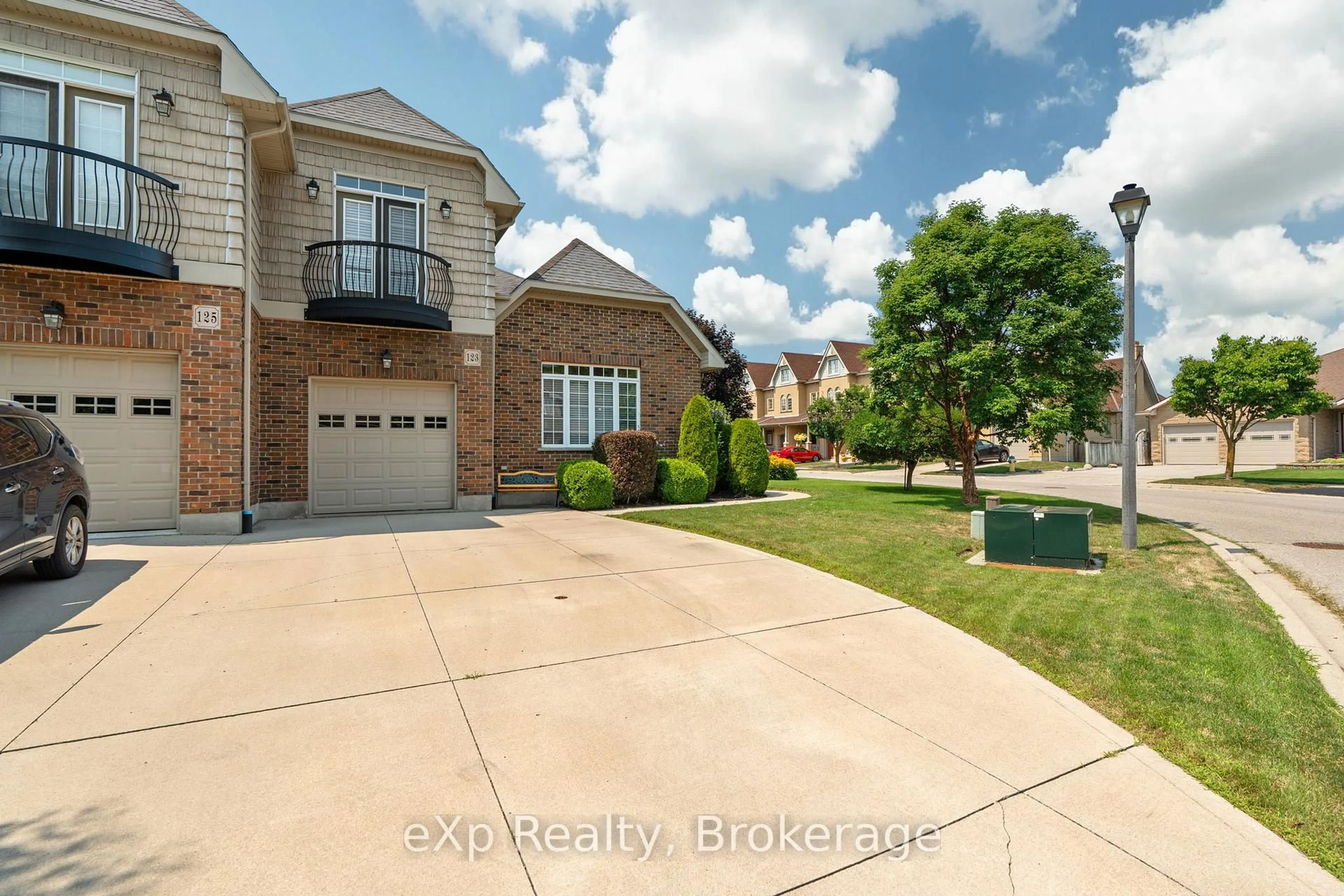 A pic from outside/outdoor area/front of a property/back of a property/a pic from drone, street for 123 Long Dr, Stratford Ontario N5A 7Y9