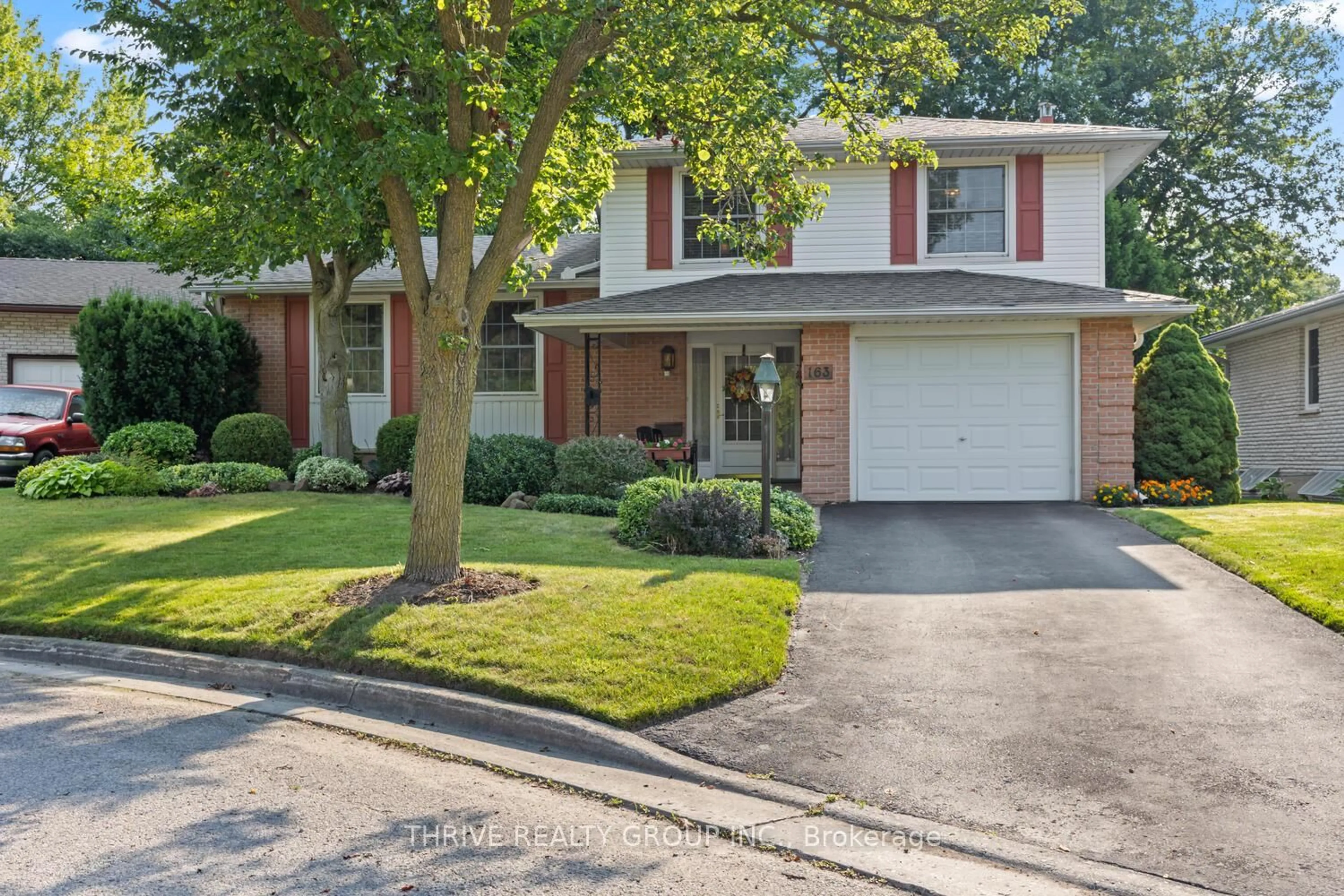 Home with brick exterior material, street for 163 Estella Crt, London South Ontario N6J 3C5