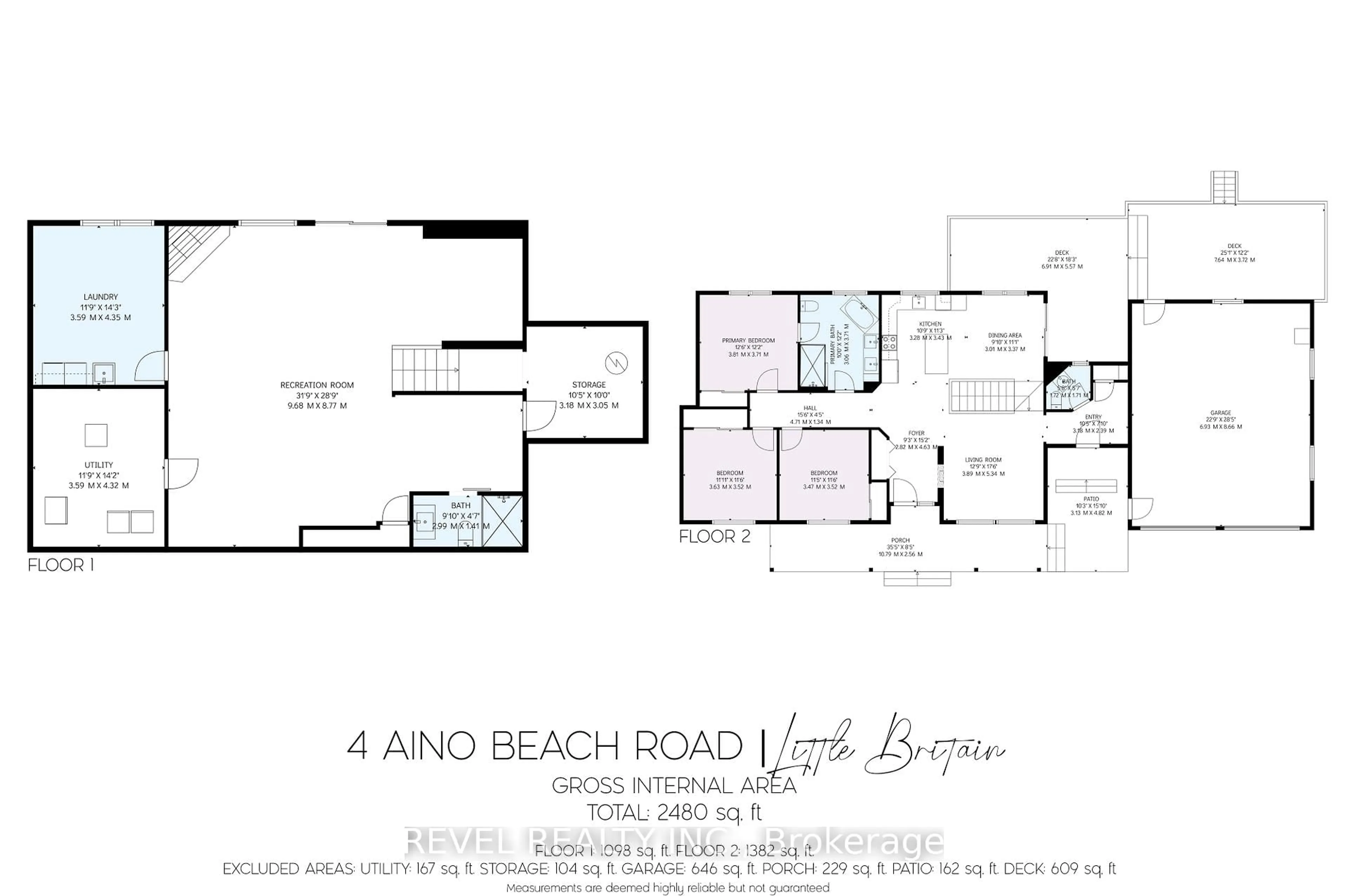 Floor plan for 4 Aino Beach Rd, Kawartha Lakes Ontario K0M 2C0