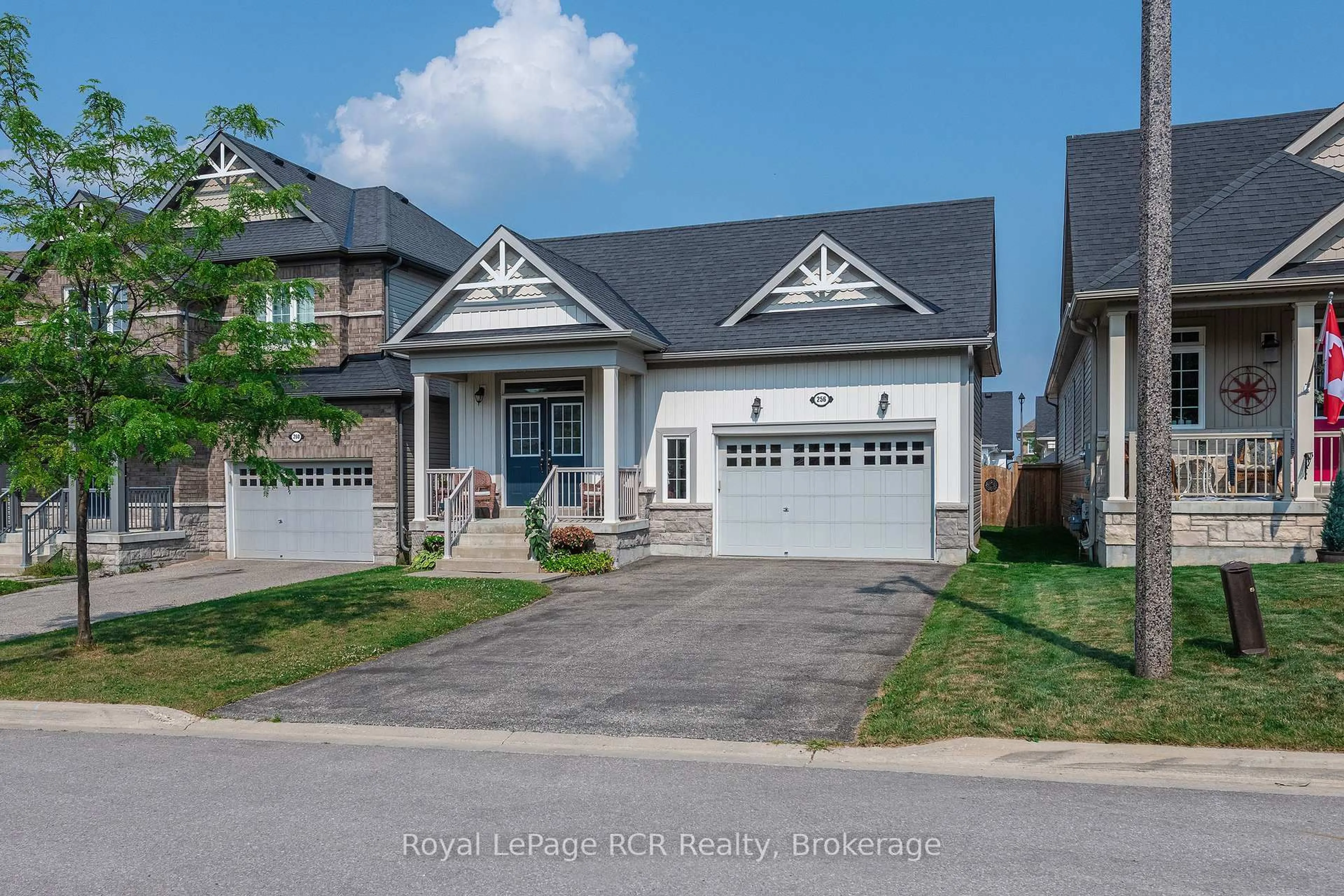 Home with brick exterior material, street for 256 Johnson Dr, Shelburne Ontario L9V 3V7