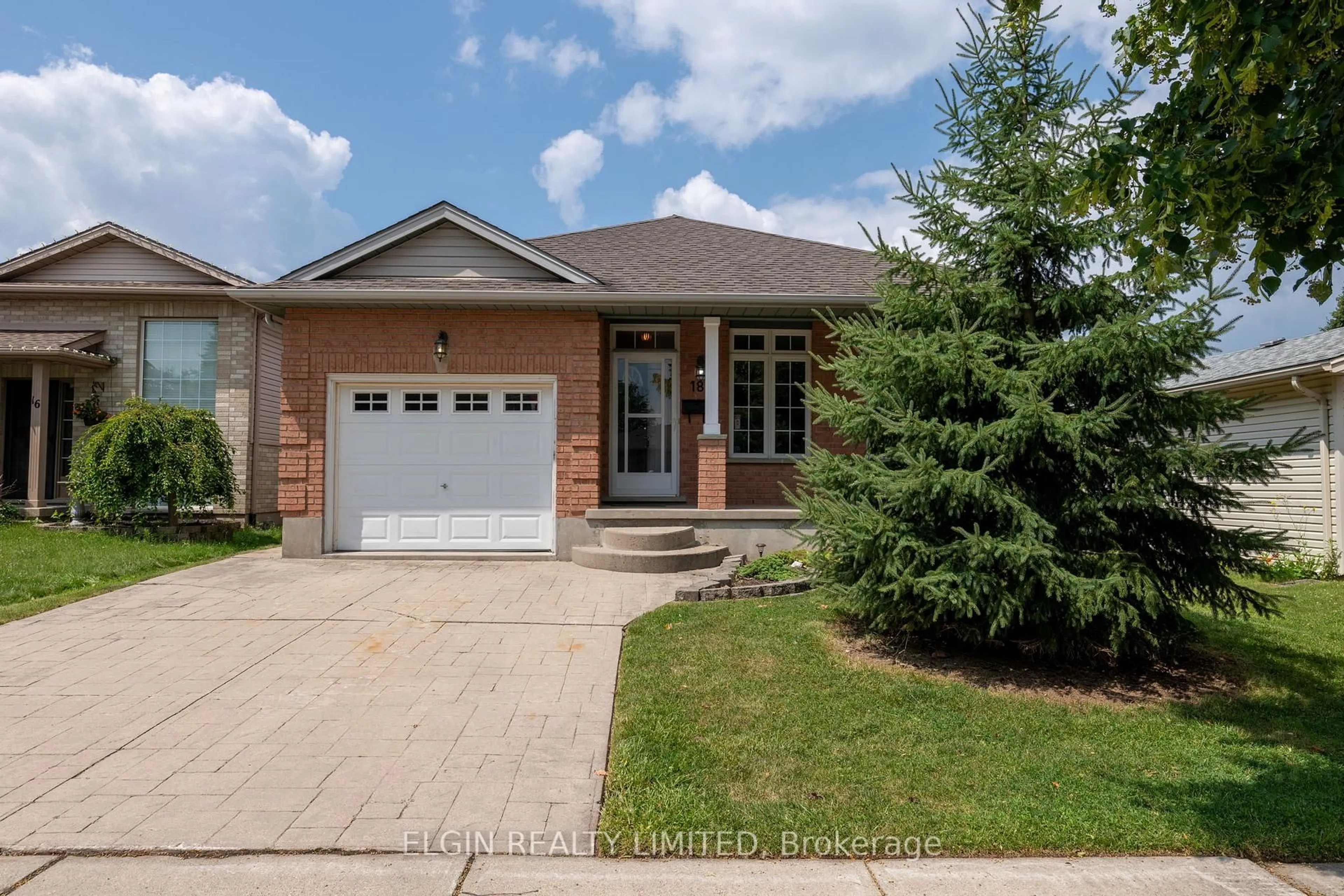 Home with brick exterior material, street for 18 Rosethorn Crt, St. Thomas Ontario N5R 6C7